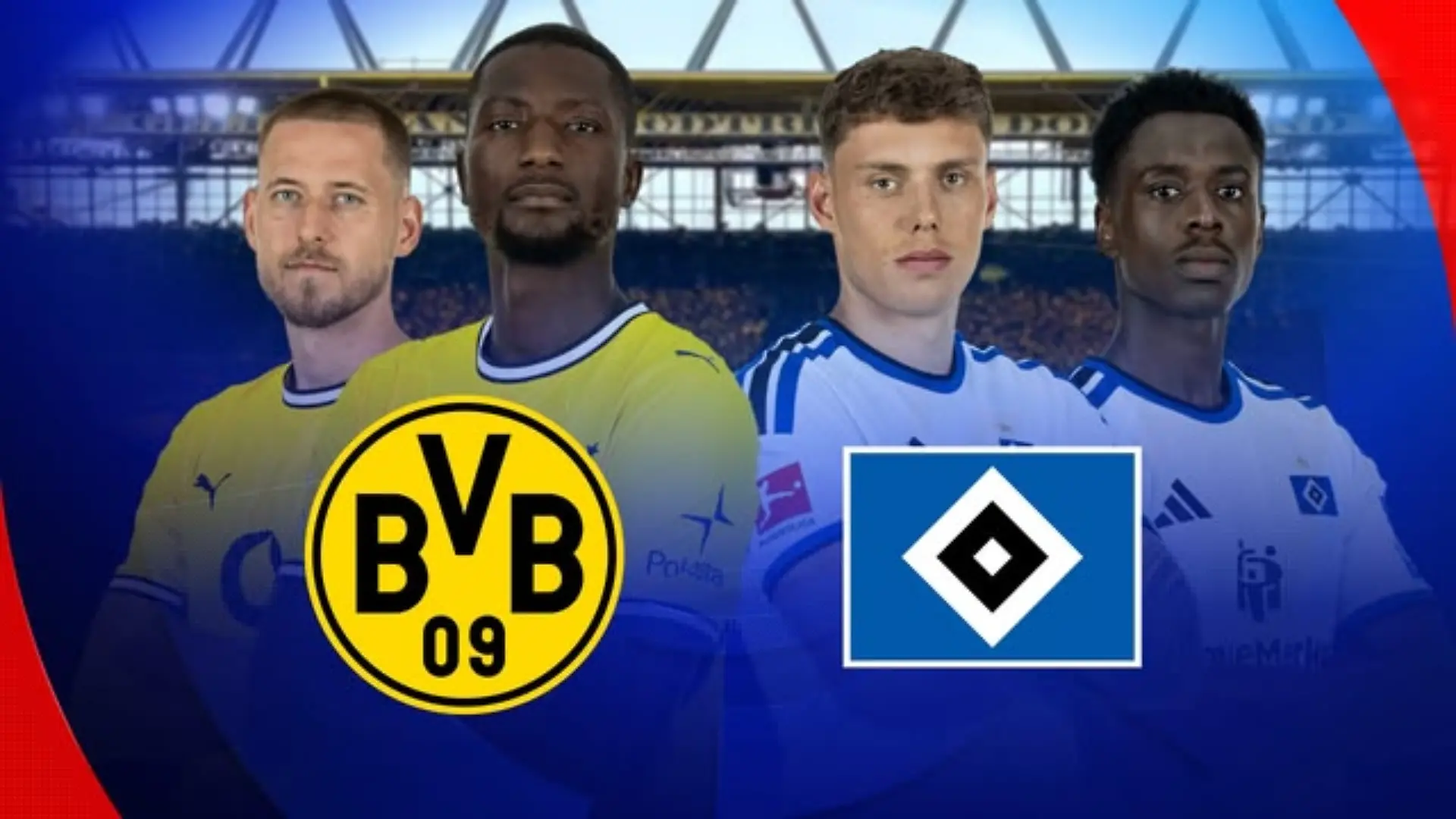 1. Bundesliga-Topspiel: Borussia Dortmund - Hamburger SV