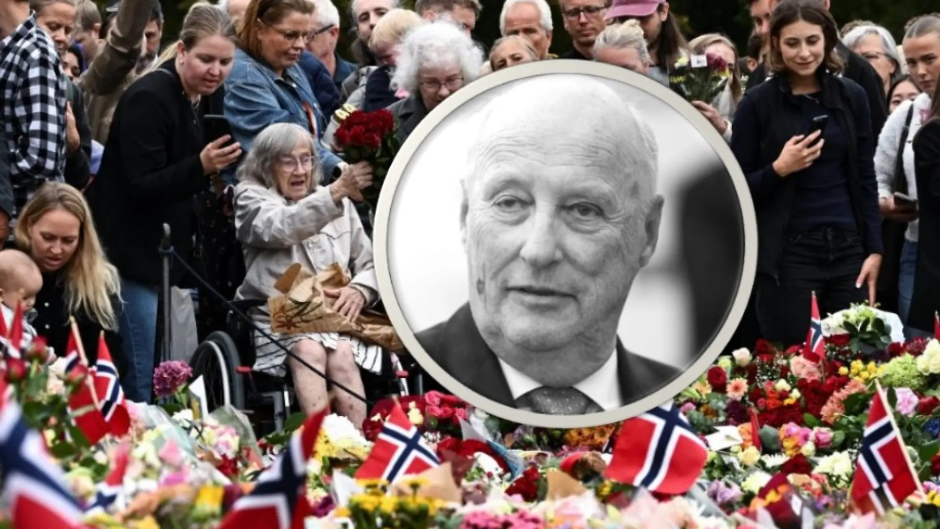 Bild zu: "So trauert sein Volk um König Harald"