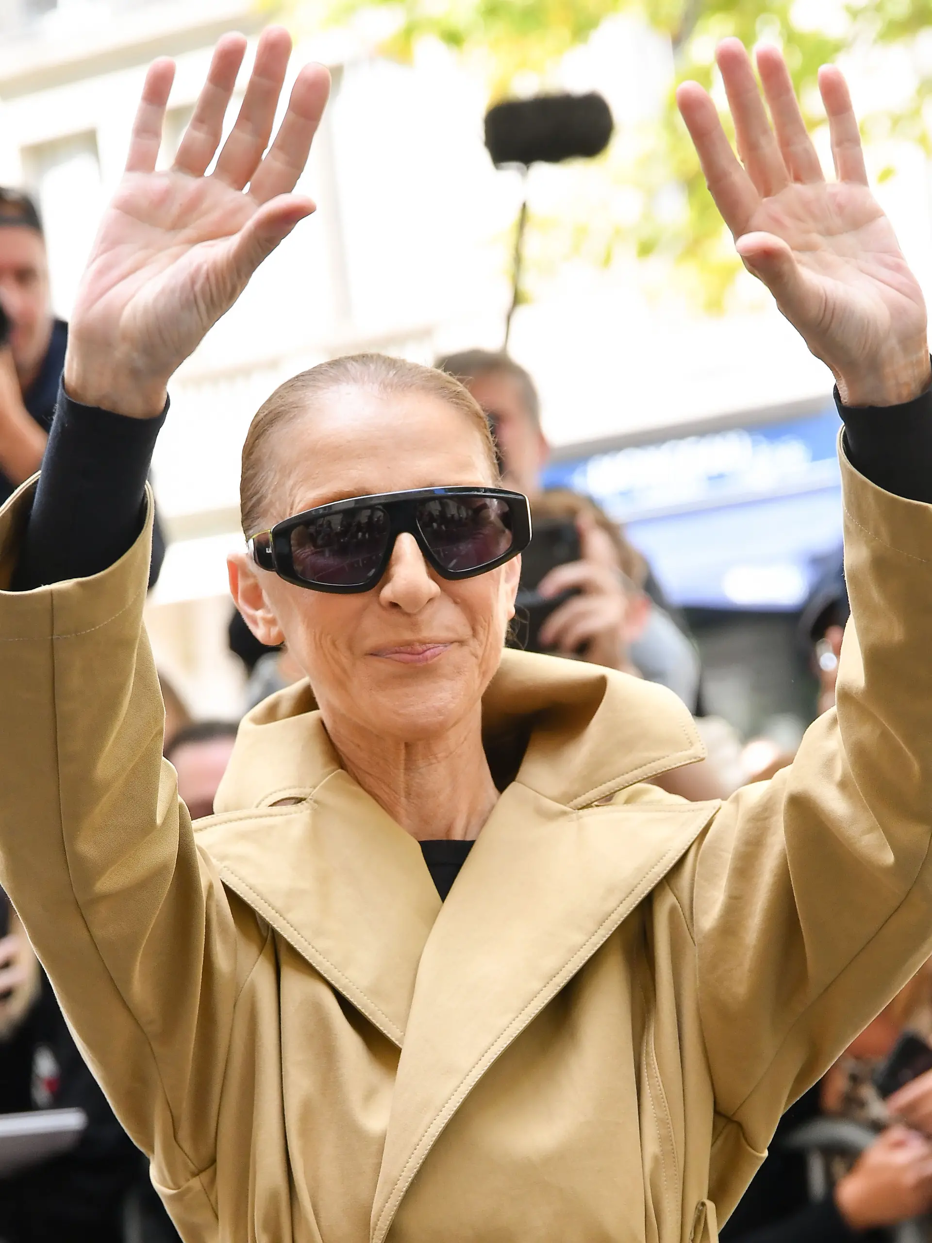 Celine Dion arrives at her hotel on August 28, 2026 in Paris, France.//PECQUENARDCYRIL_10215/Credit:Cyril Pecquenard/SIPA/2608281534