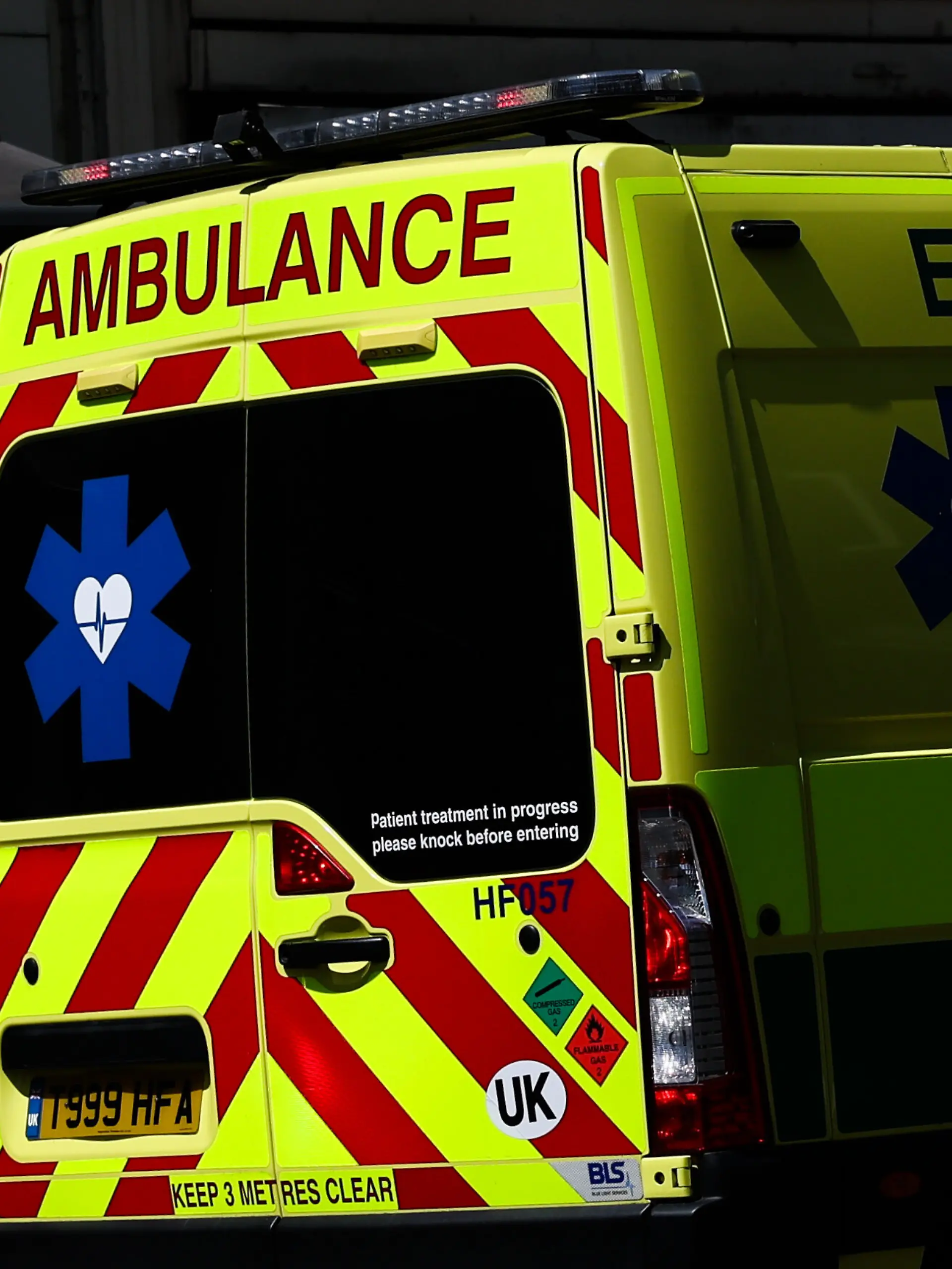 Ein britischer Krankenwagen