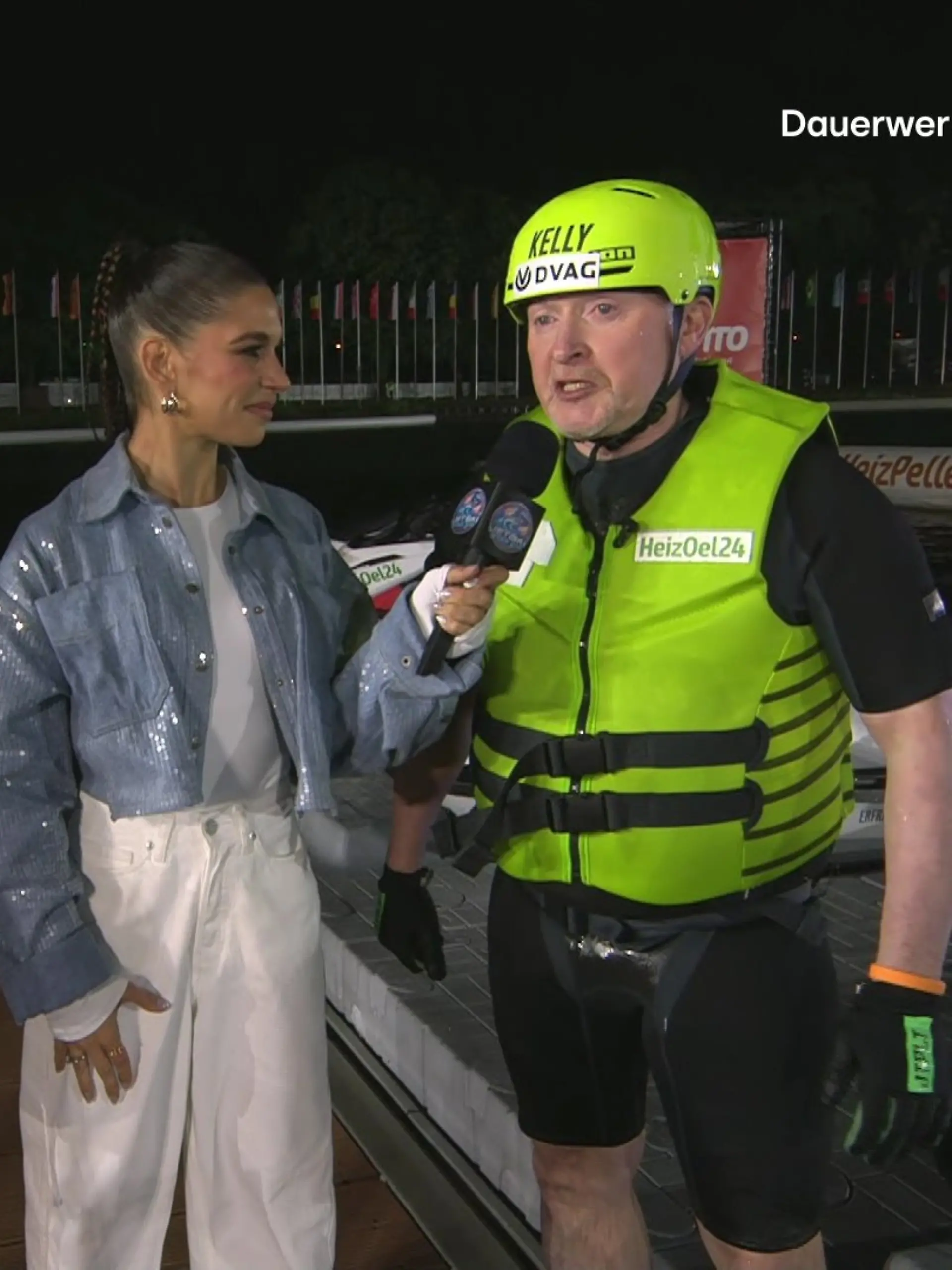 Joey Kelly spricht nach seinem Aus in der Speed Duell-Runde. 