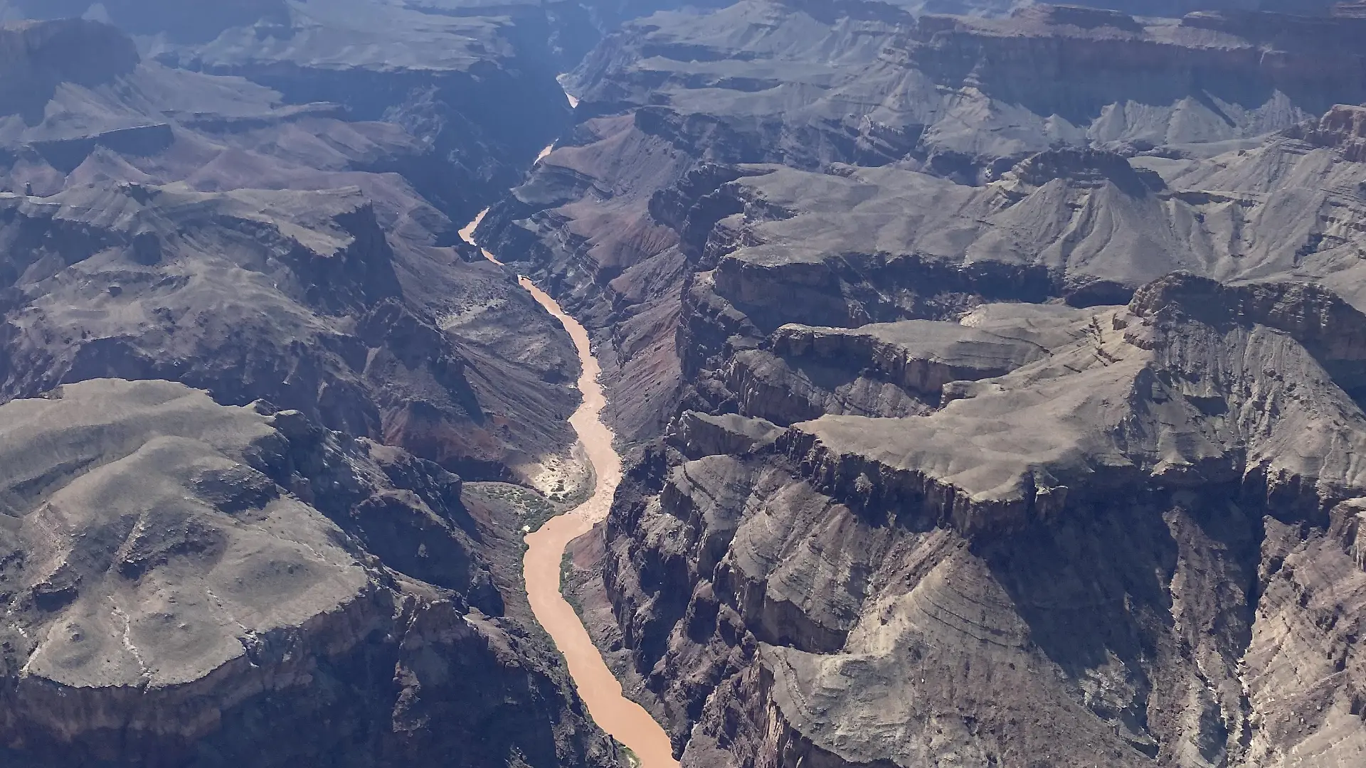 This photo shows Grand Canyon National Park in northern Arizona on Sunday, Aug. 30, 2026, after it was hit by heavy flooding a day earlier. (Craig Sanderson via AP)