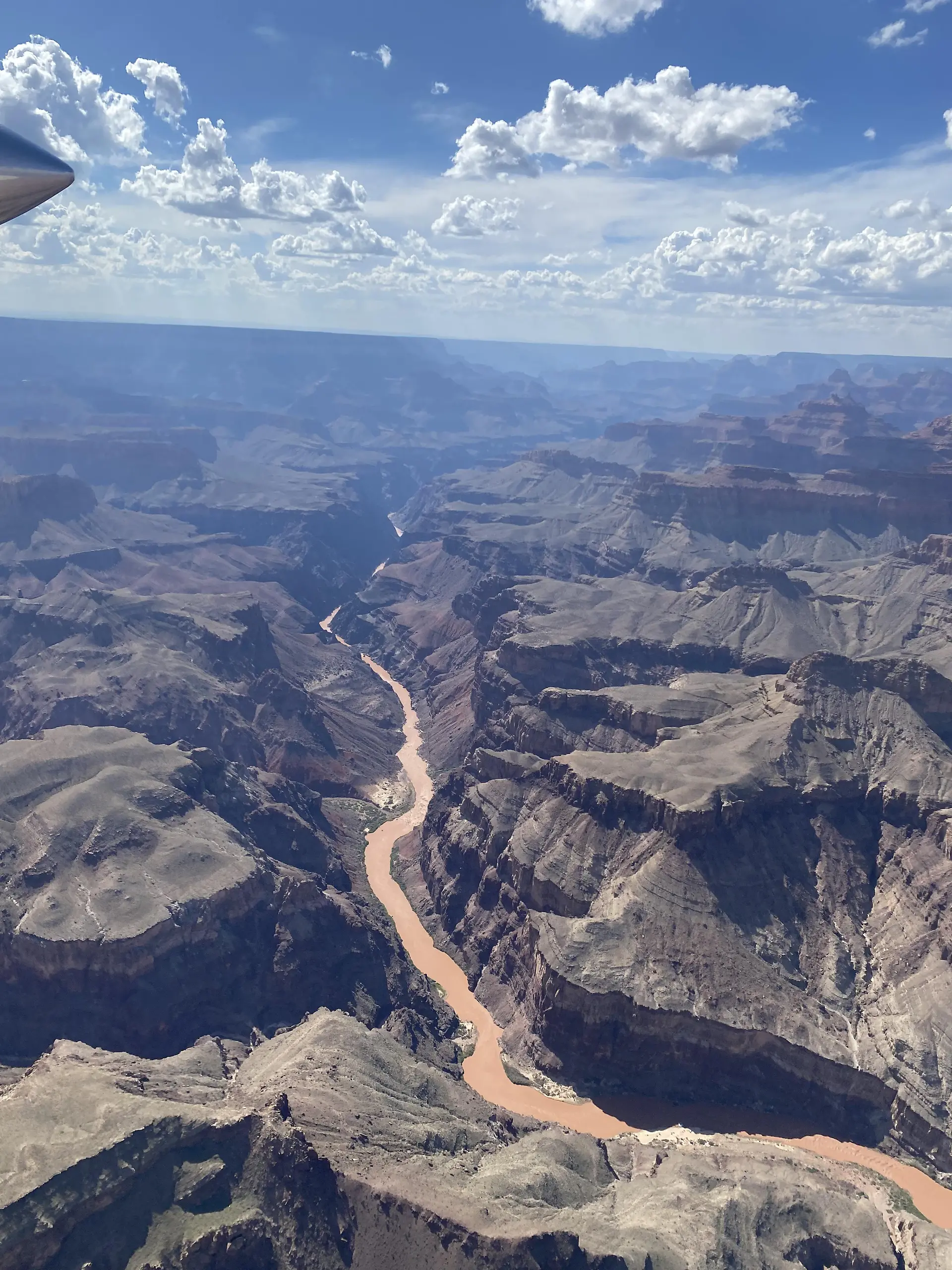 This photo shows Grand Canyon National Park in northern Arizona on Sunday, Aug. 30, 2026, after it was hit by heavy flooding a day earlier. (Craig Sanderson via AP)