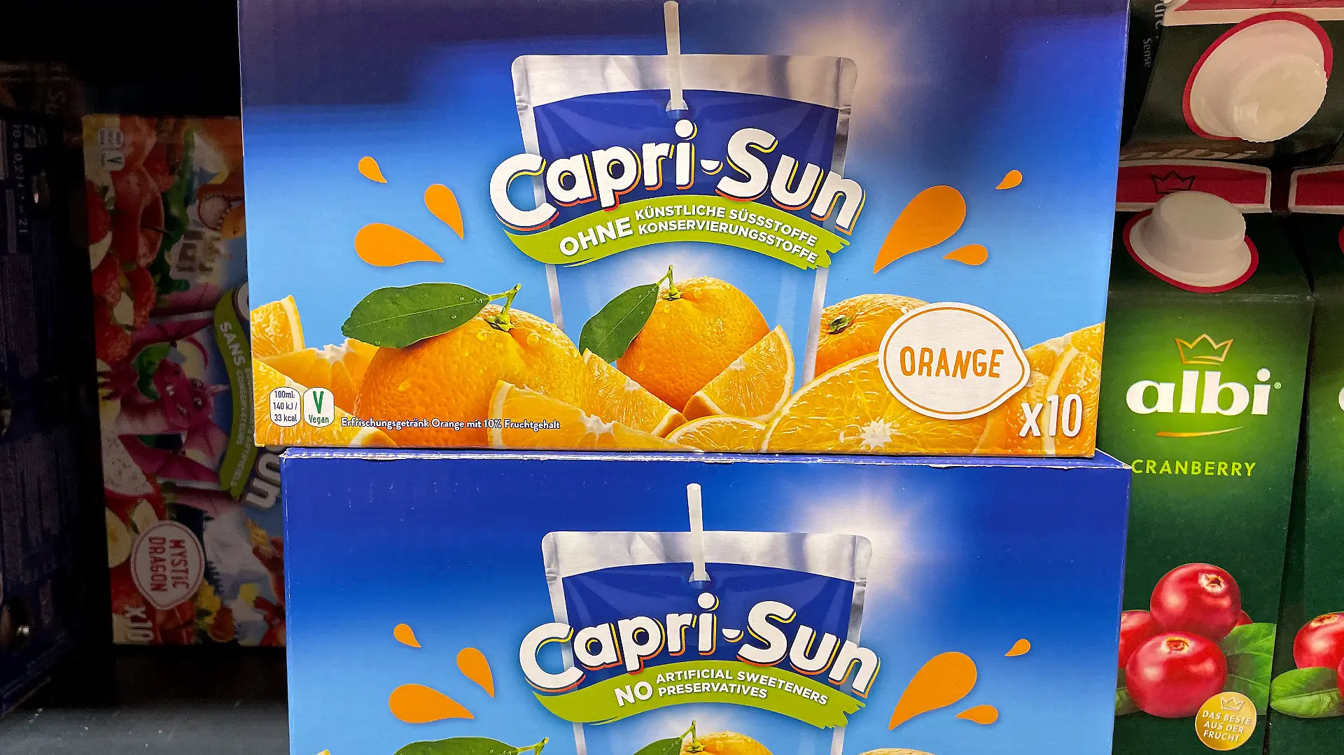 Drei große Pakete Capri-Sonne sollen die Jugendlichen aus einer Schulkantine in Verden gestohlen haben. (Symbolbild)
