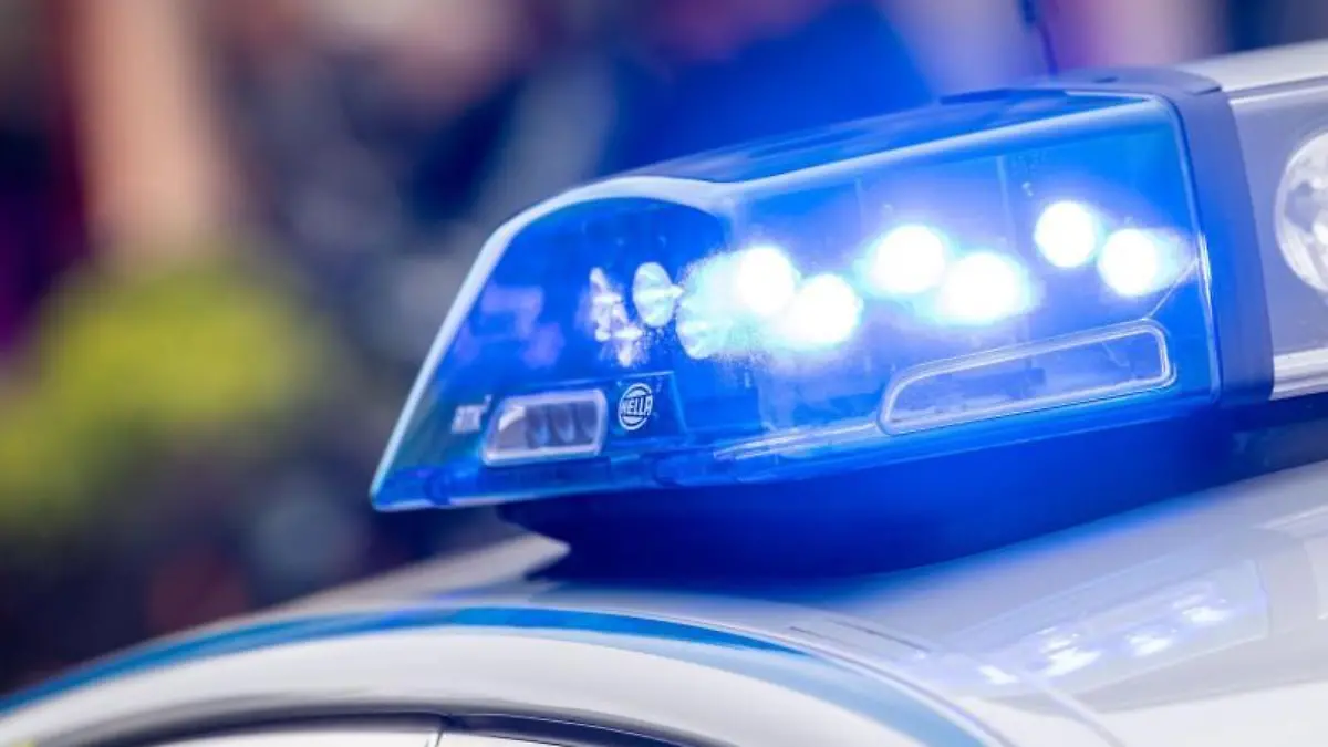 Blaulicht eines Polizeiautos