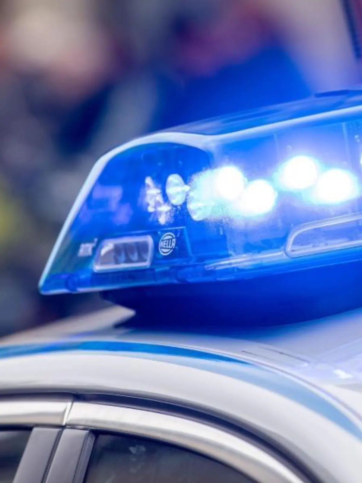 Blaulicht eines Polizeiautos