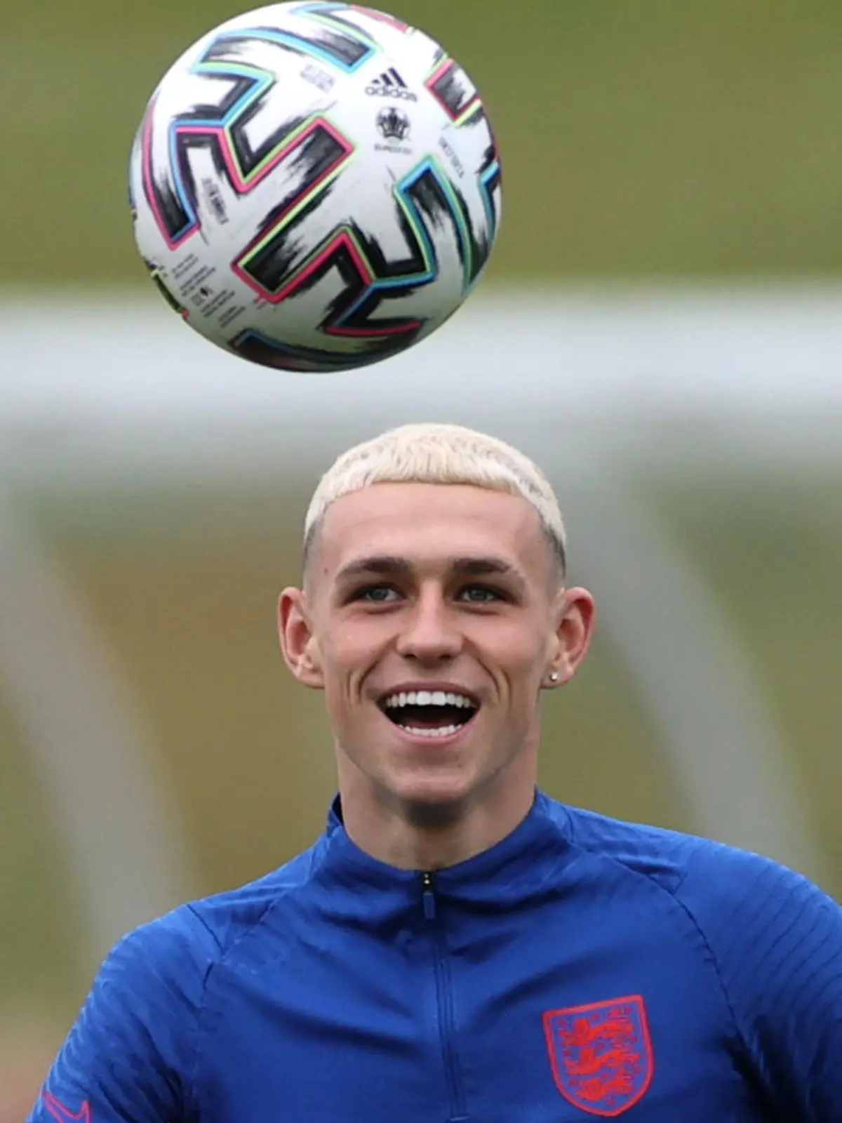 Soccer Football - Euro 2020 - England training - St. George's Park, Burton Upon Trent, Britain - June 28, 2021 England's Phil Foden during training REUTERS/Carl Recine