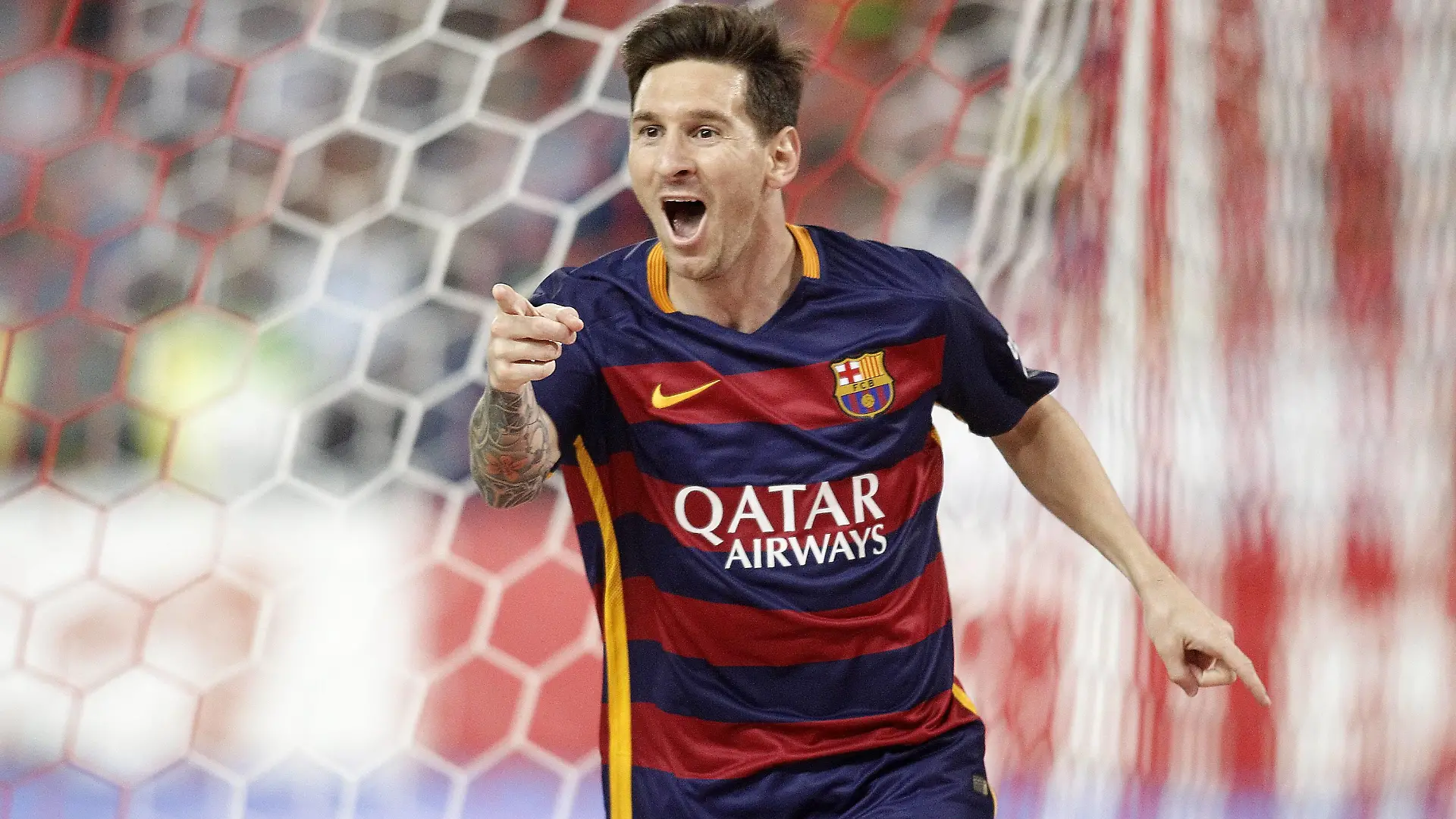 FC Barcelona Barca s Leo Messi celebrates goal during La Liga match.September 12,2015. PUBLICATIONxINxGERxSUIxAUTxPOLxDENxNORxSWExONLY (2015091292)
FC Barcelona Barca s Leo Messi Celebrates Goal during La League Match September 12 2015 PUBLICATIONxINxGERxSUIxAUTxPOLxDENxNORxSWExONLY