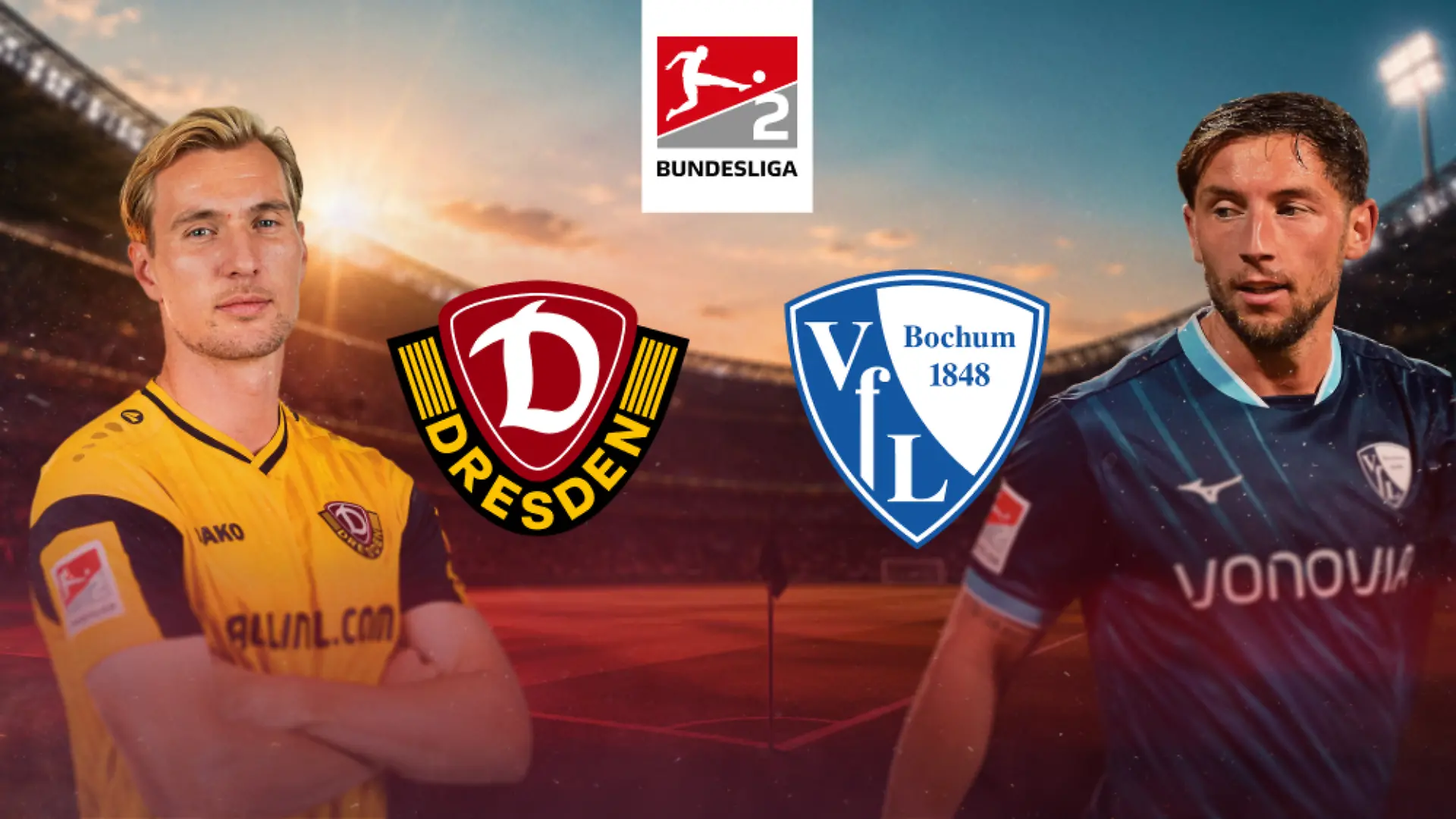 Dynamo Dresden gegen VfL Bochum auf RTL+ streamen