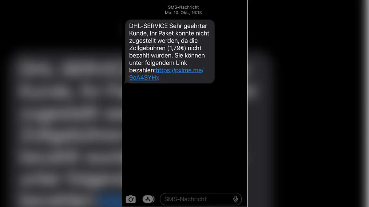 Ein weiteres Beispiel zur miesen Masche um den Betrug mit Zollgebühren.