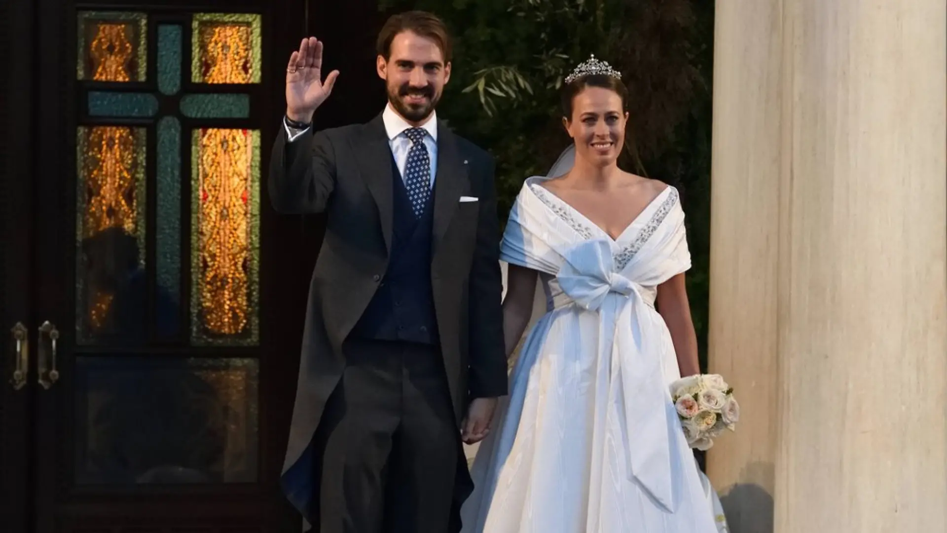 Prinz Philippos und Nina Flohr heirateten 2021 in Athen vor zahlreichen royalen Gästen.