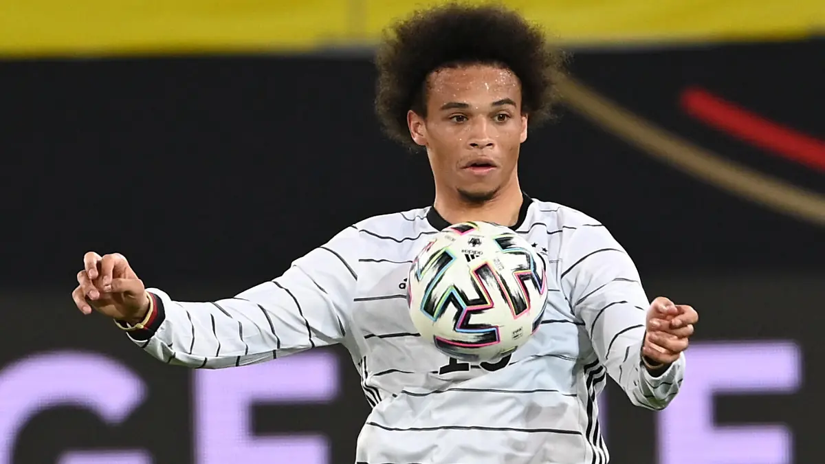 Soccer Football - International Friendly - Germany v Denmark - Tivoli Stadium, Innsbruck, Austria - June 2, 2021 Germany's Leroy Sane Pool via REUTERS/Federico Gambarini
