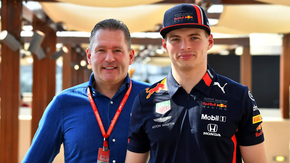 Max Verstappen (re.) und Vater Jos