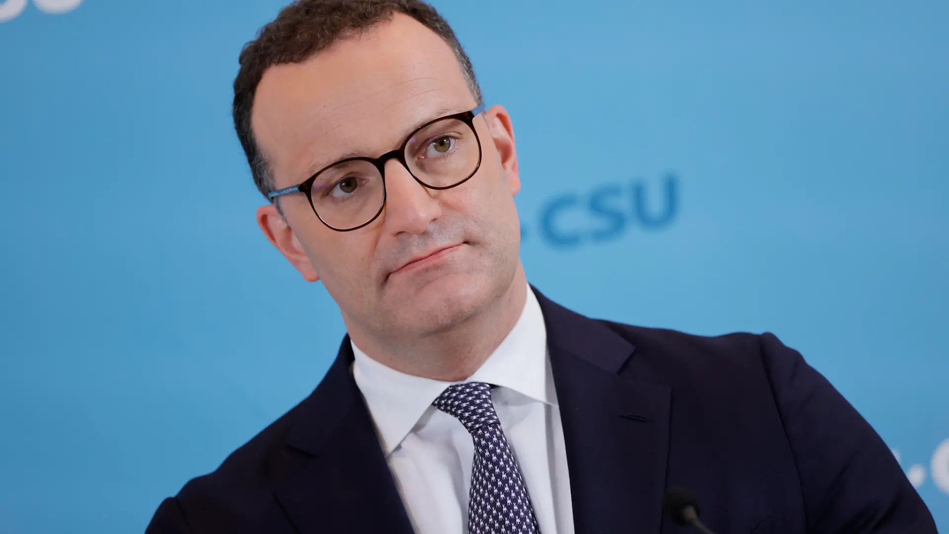 Jens Spahn (CDU), Deutschland, Berlin, Reichstag, Pressekonferenz CDU/CSU