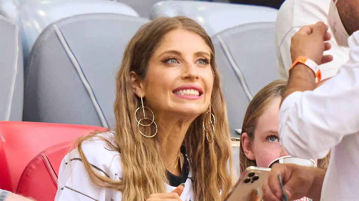 Cathy Fischer, wife of Mats Hummels, in the Group F match PORTUGAL - GERMANY at the football UEFA European Championships 2020 in Season 2020/2021 on June 19, 2021 in Munich, Germany.