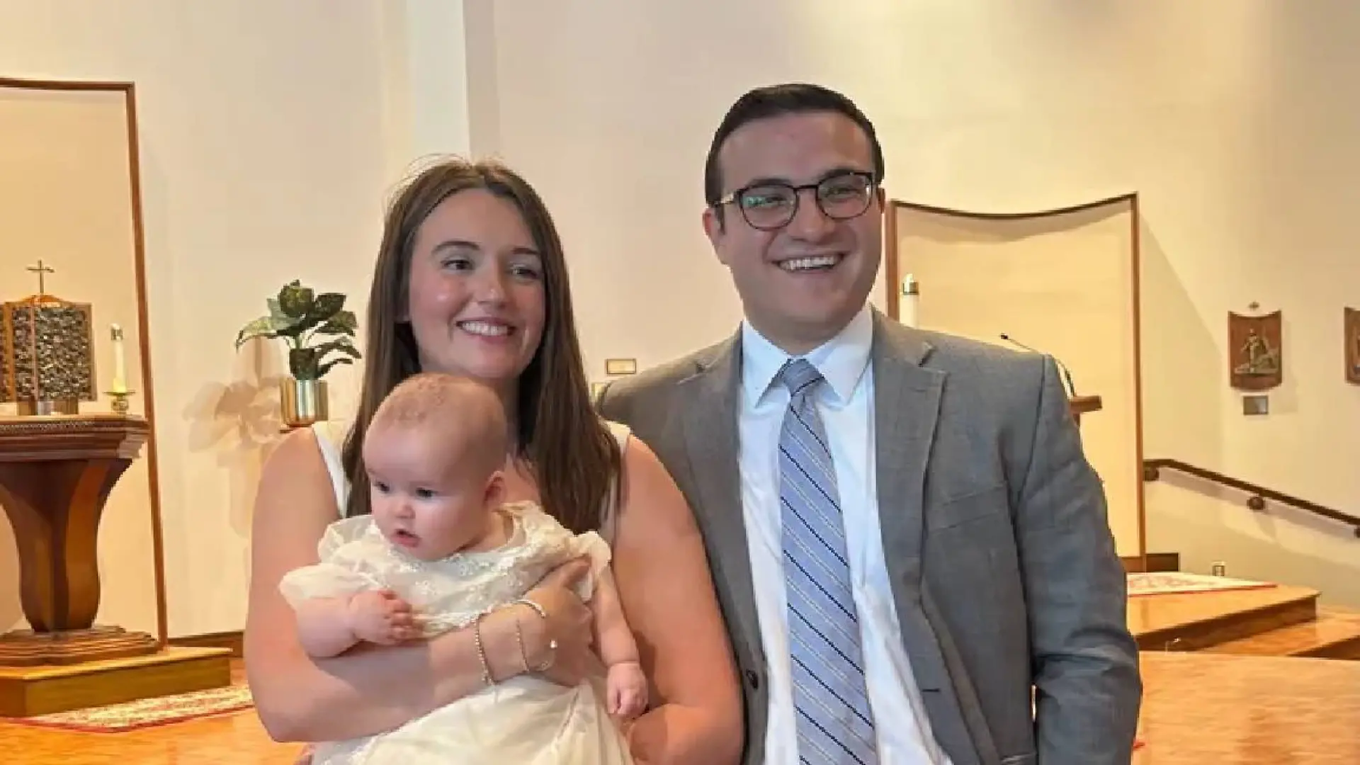 Erin Piacenti, mit Baby Madison und Ehemann Frank