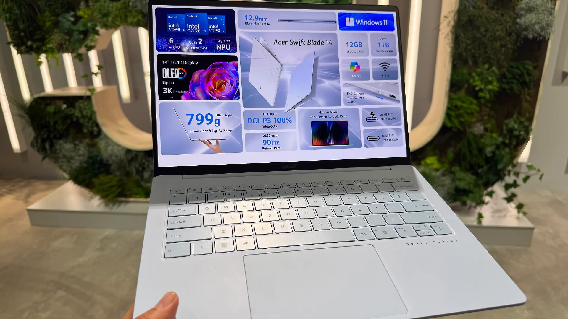 Acer Swift Blade 14 in Weiß