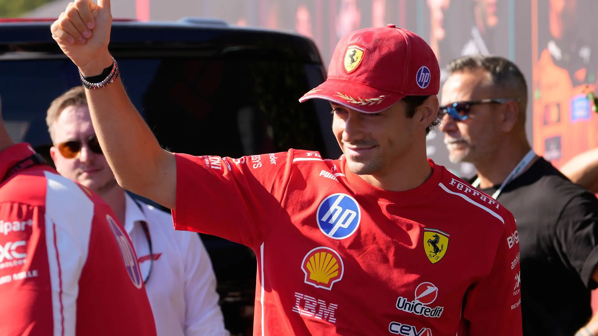 Charles Leclerc sicherte sich die erste Trainingsbestzeit in Monza.