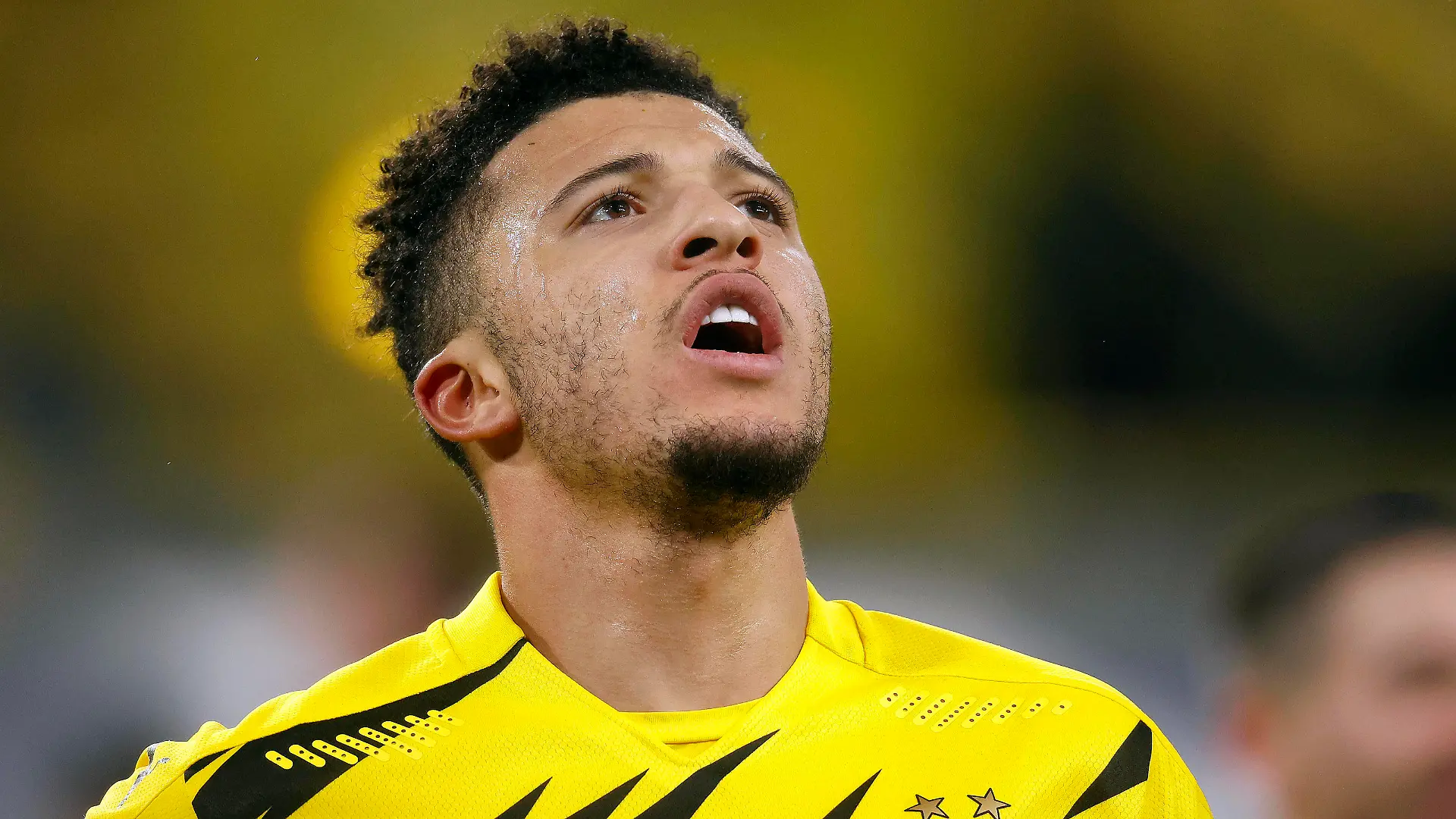 Borussia Dortmund vs. VFL Wolfsburg Jubel Jadon Sancho BVB nach seinem Tor zum 2:0 03. 01. 2021, Fussball Saison 2020/21 1. Bundesliga, 14. Spieltag, Borussia Dortmund vs. VFL Wolfsburg Foto: Norbert Schmidt /Pool ***DFL regulations prohibit any use of photographs as image sequences and/or quasi-video.** EDITORIAL USE ONLY Dortmund Signal-Iduna Park Nordrhein Westfalen Deutschland *** Borussia Dortmund vs VFL Wolfsburg Jadon Sancho BVB after his goal to 2 0 03 01 2021, Football season 2020 21 1 Bundesliga, 14 Matchday, Borussia Dortmund vs VFL Wolfsburg Foto Norbert Schmidt Pool DFL regulations prohibit any use of photographs as image sequences and or quasi video EDITORIAL USE ONLY Dortmund Signal Iduna Park Nordrhein Westfalen Germany Poolfoto Norbert Schmidt /Pool ,EDITORIAL USE ONLY