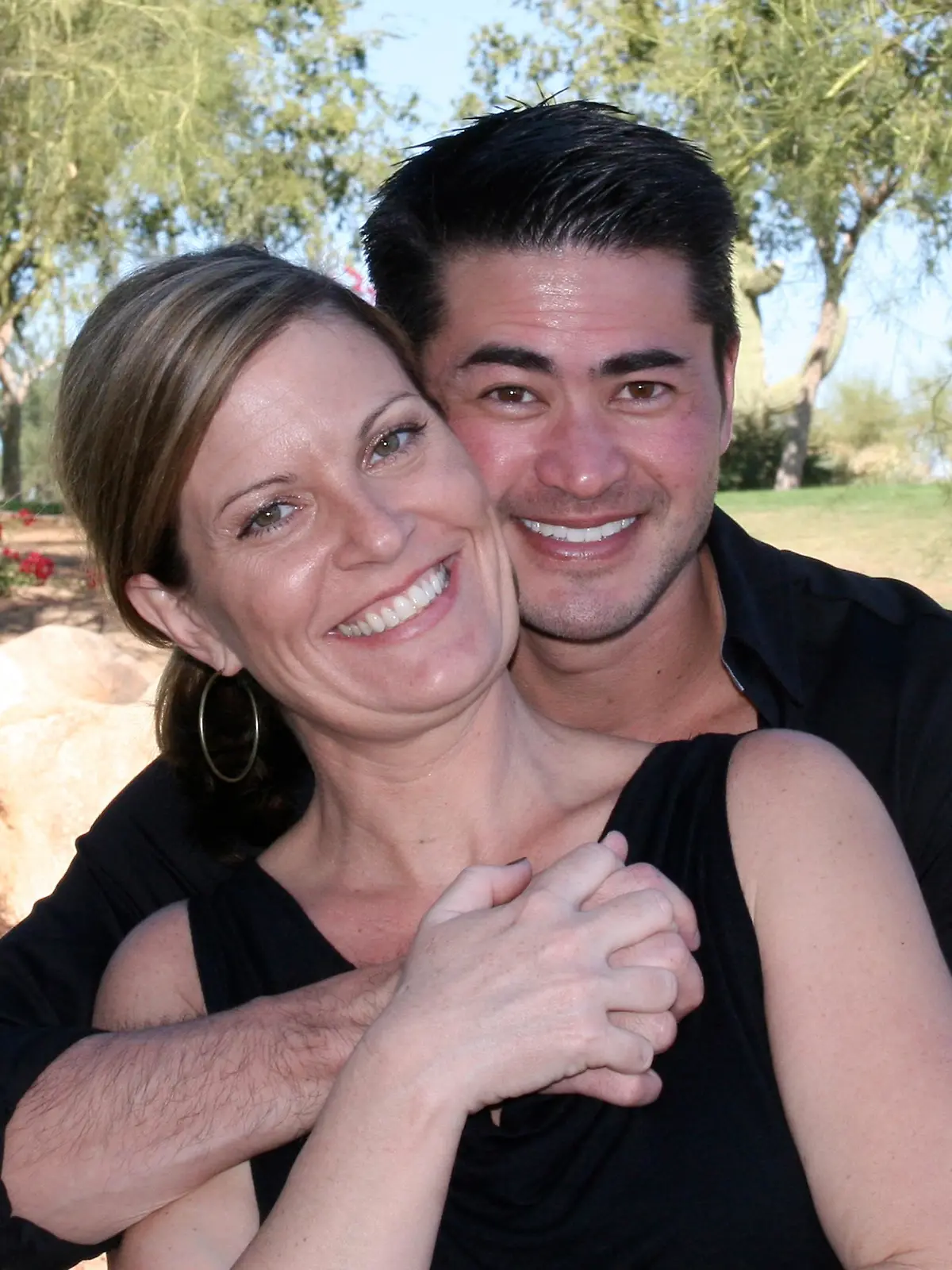 Thomas Beatie und seine Frau Amber