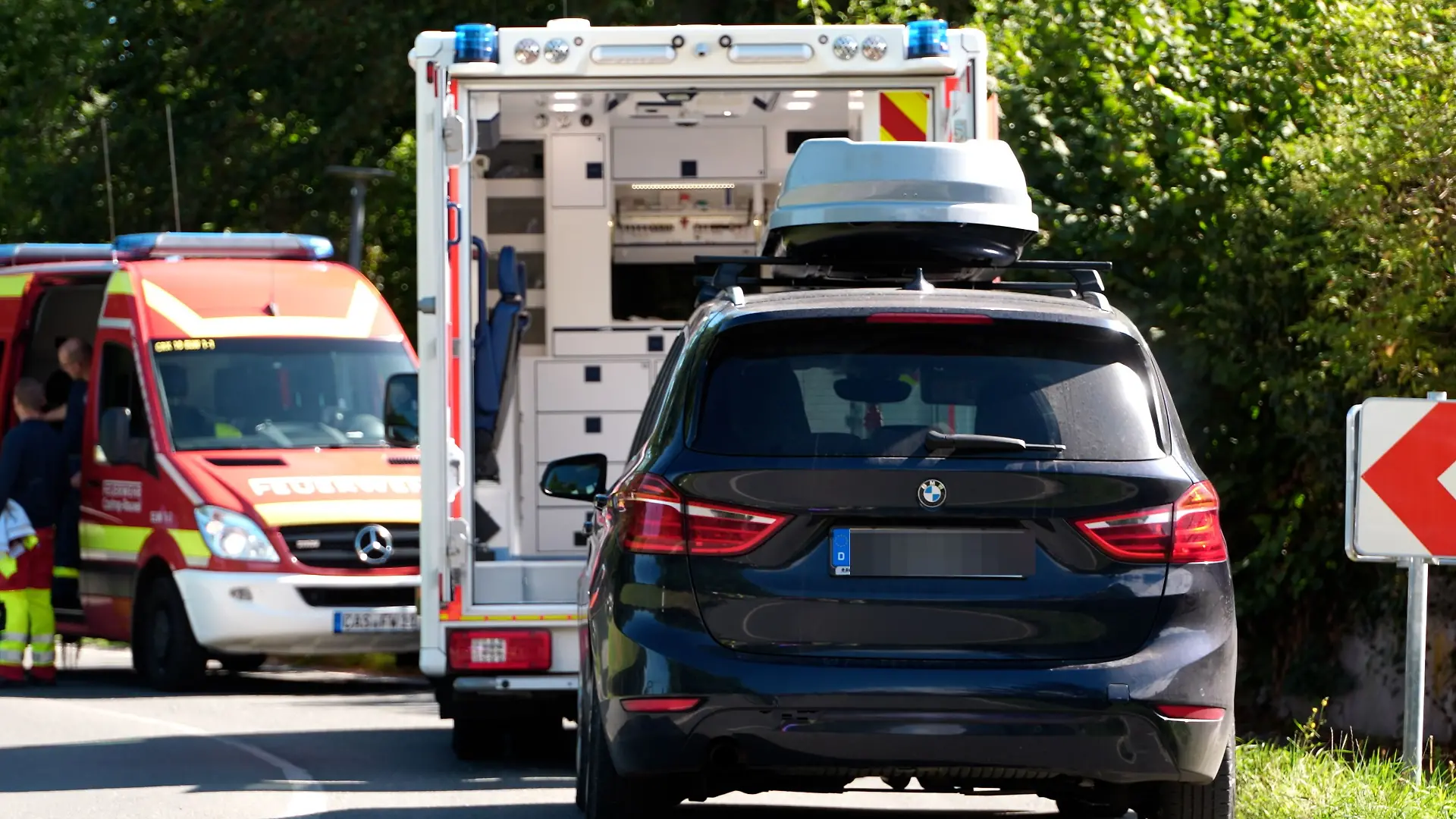 Kind bei Unfall mit Rettungswagen schwer verletzt
