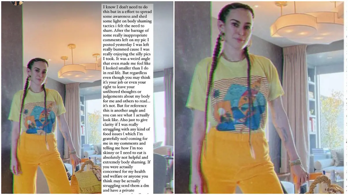 Rumer Willis zeigt sich aus einem anderen Winkel und ein knallhartes Statement gegen Bodyshamer gibt's on top.
