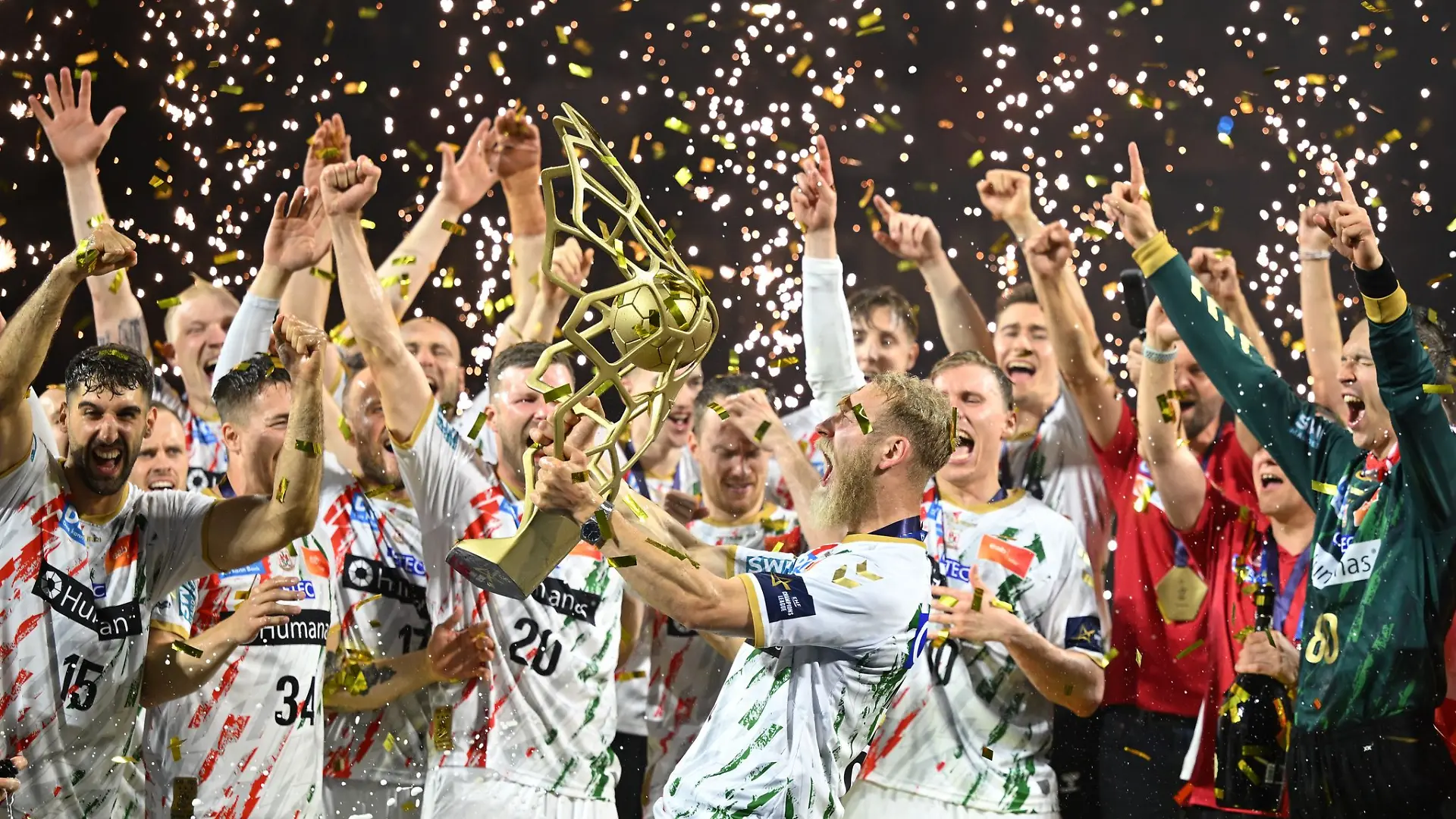 Gewinnt der SC Magdeburg wie zuletzt 2025 die Champions League? (Archivbild)