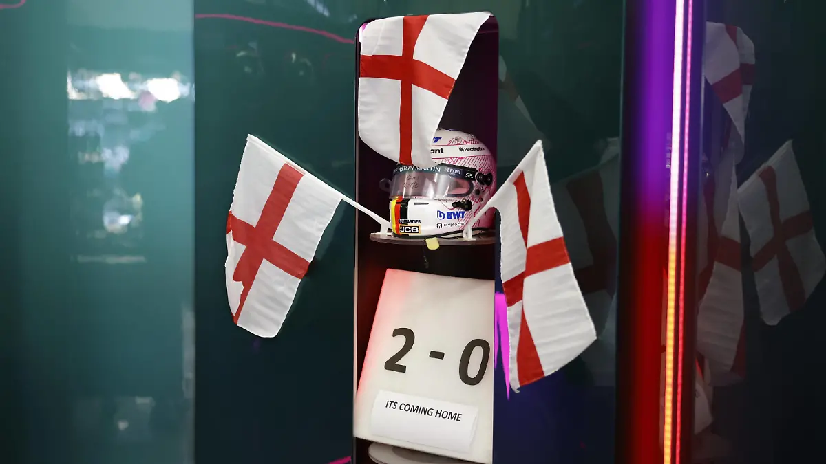 Dekoration für Sebastian Vettel