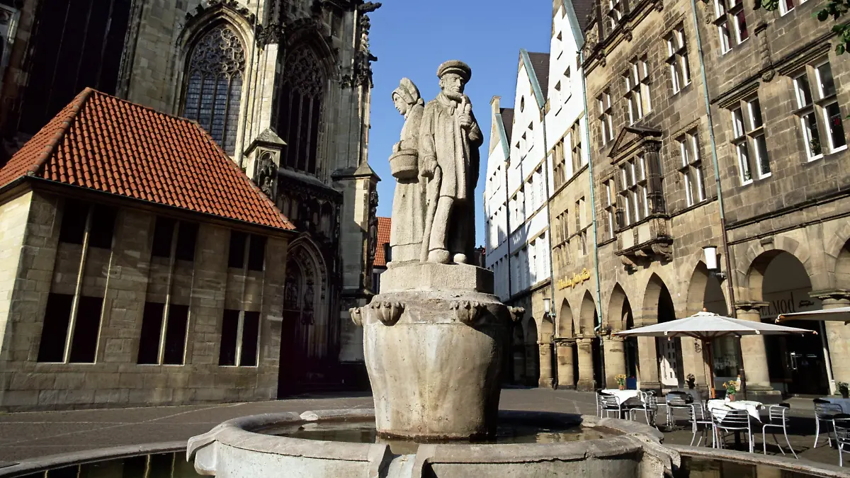 Kirchplatz in Münster