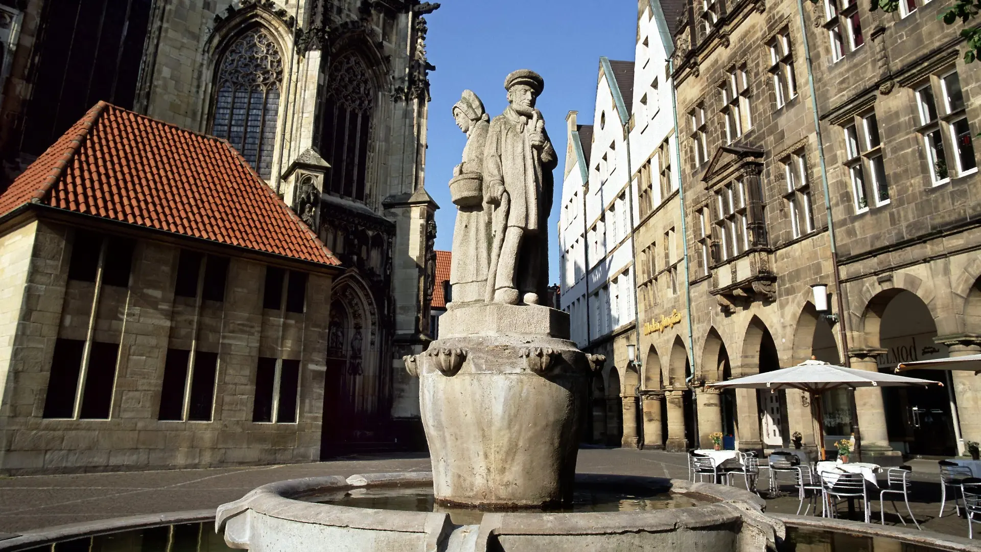 Kirchplatz in Münster