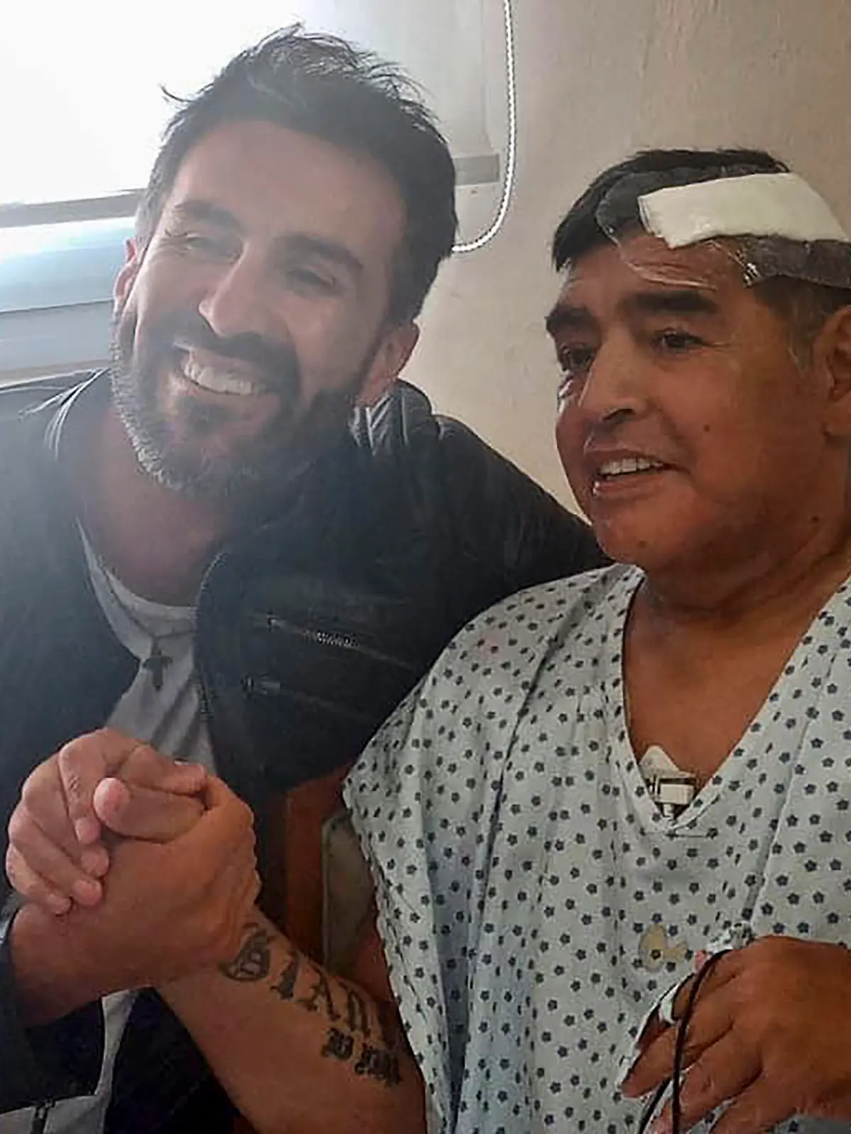 Diego Maradona und Leopoldo Luque