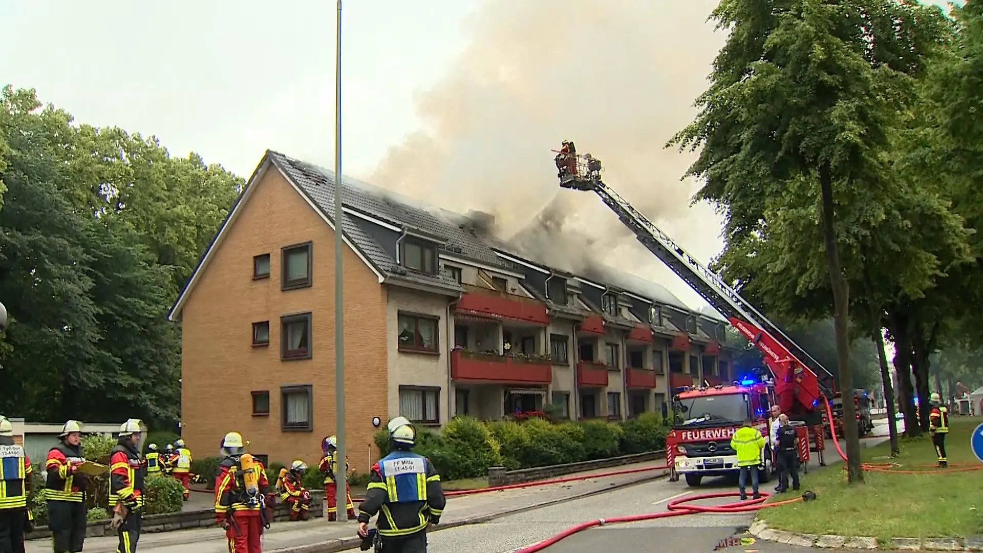 Rettungskräfte im Einsatz in Neumünster