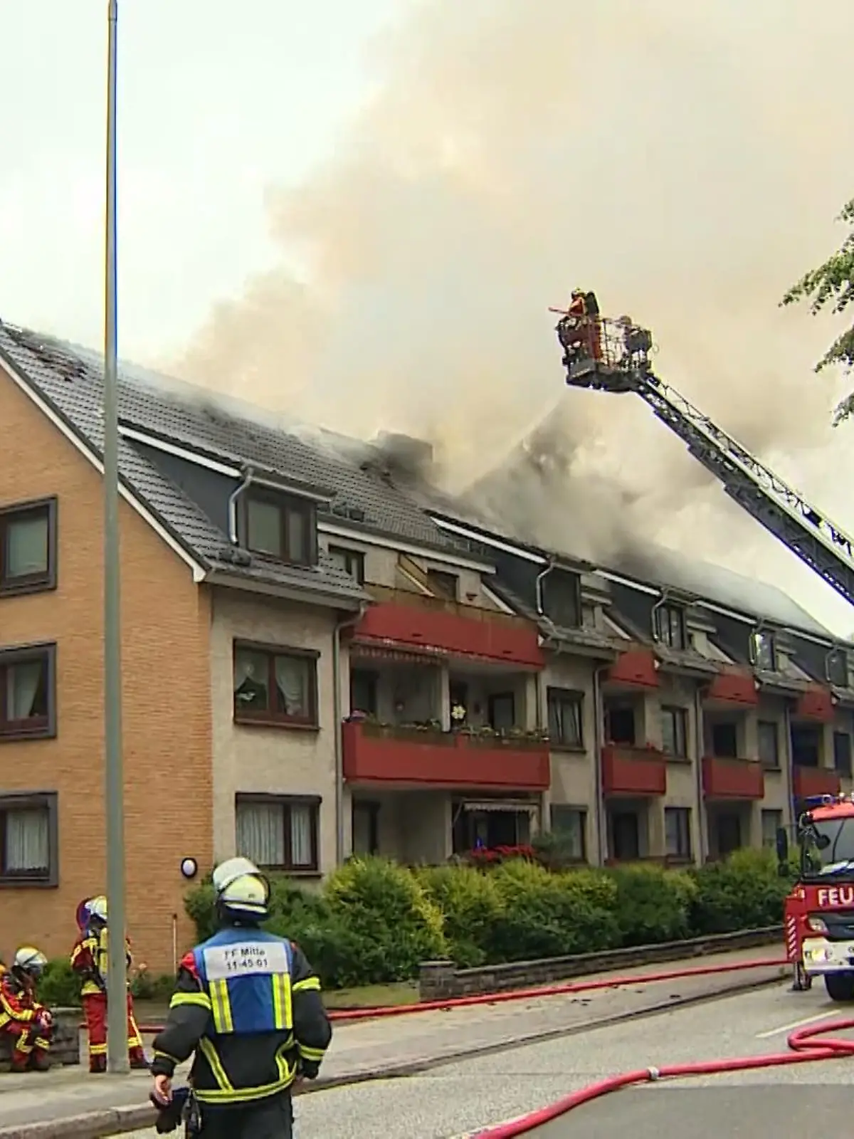 Rettungskräfte im Einsatz in Neumünster