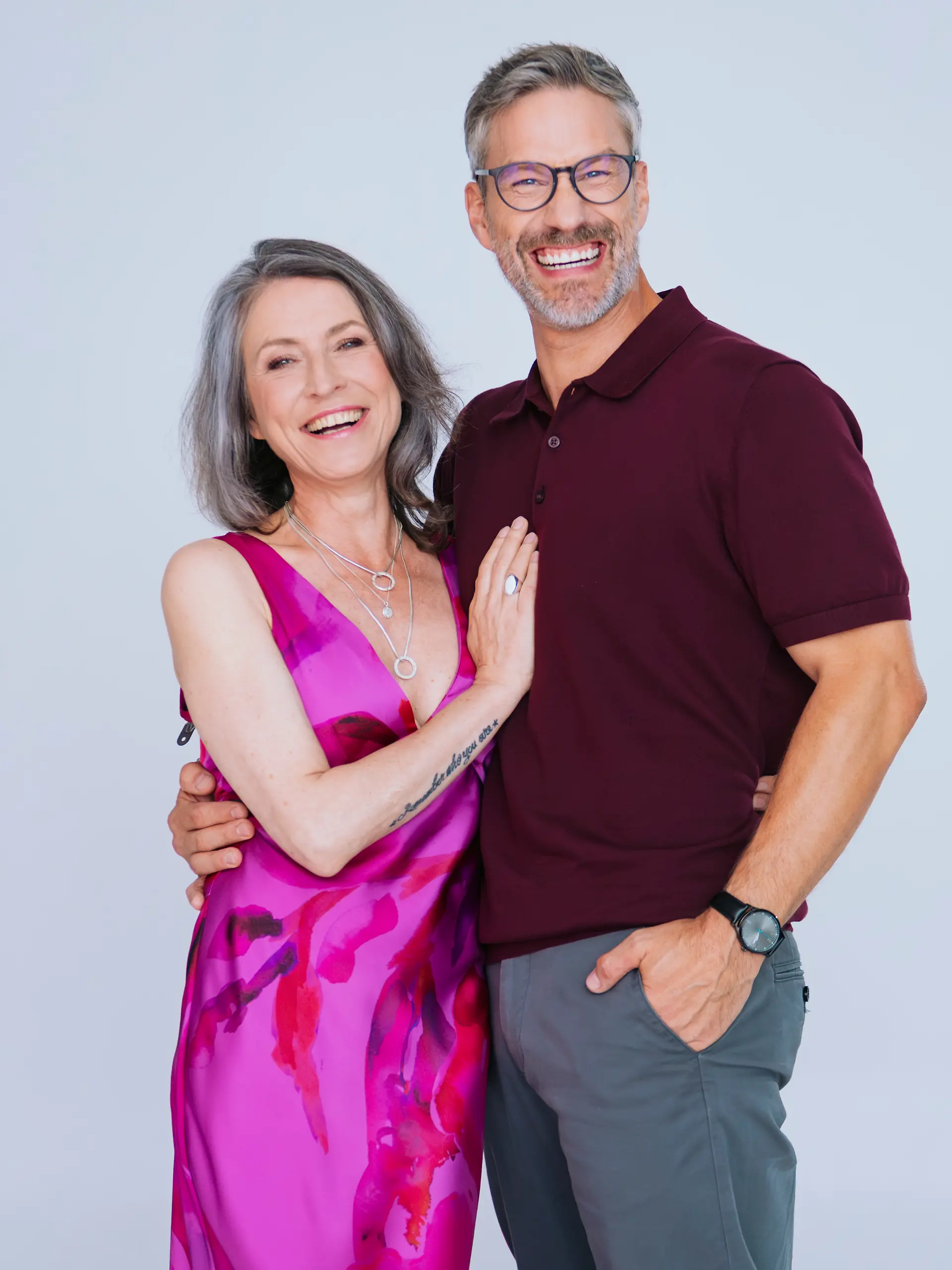 Berrit Arnold (Daniela Ziegler) und Stefan Bockelmann (Henning Ziegler)