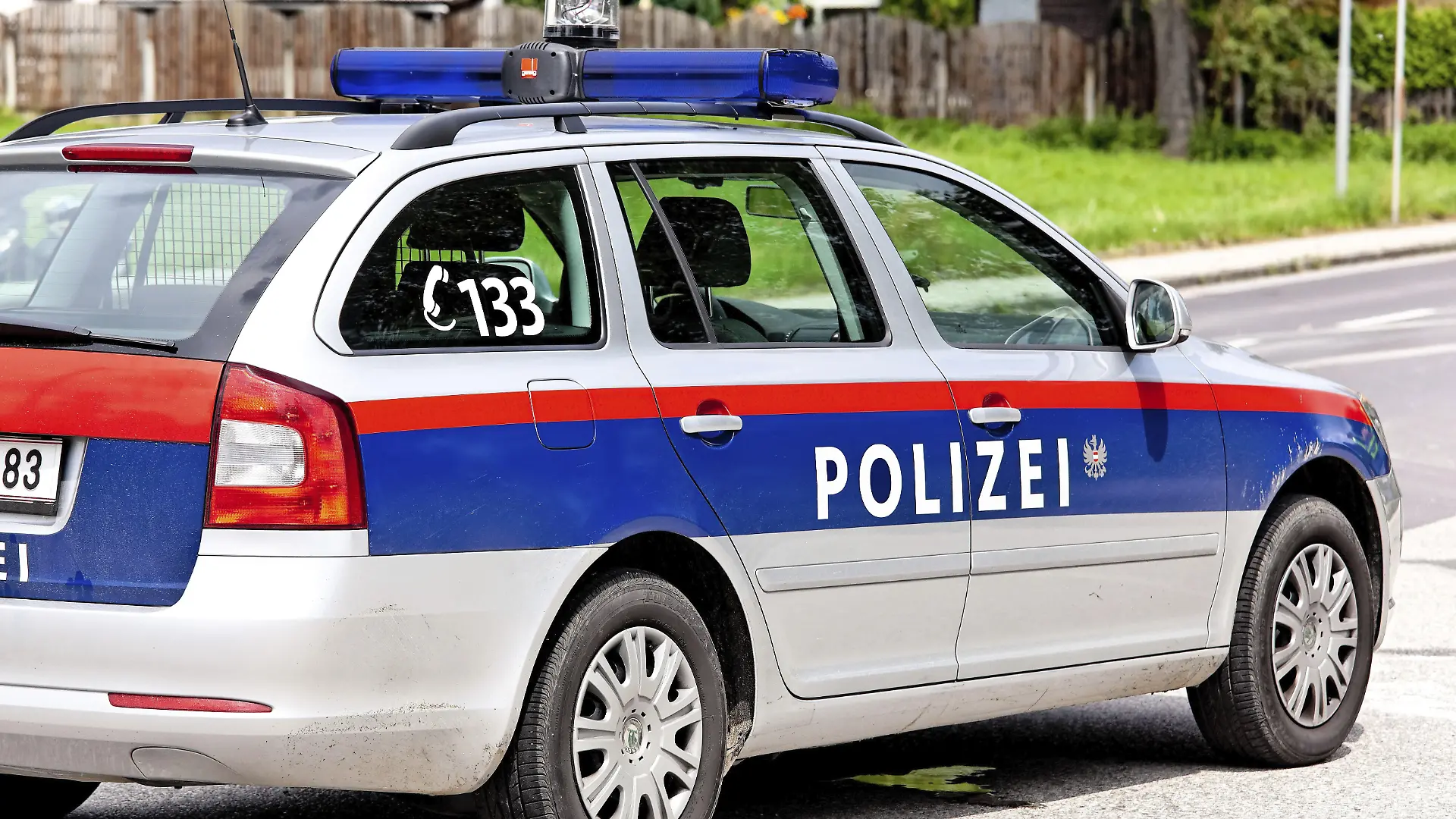 Ein österreichisches Polizeiauto (Symbolbild)