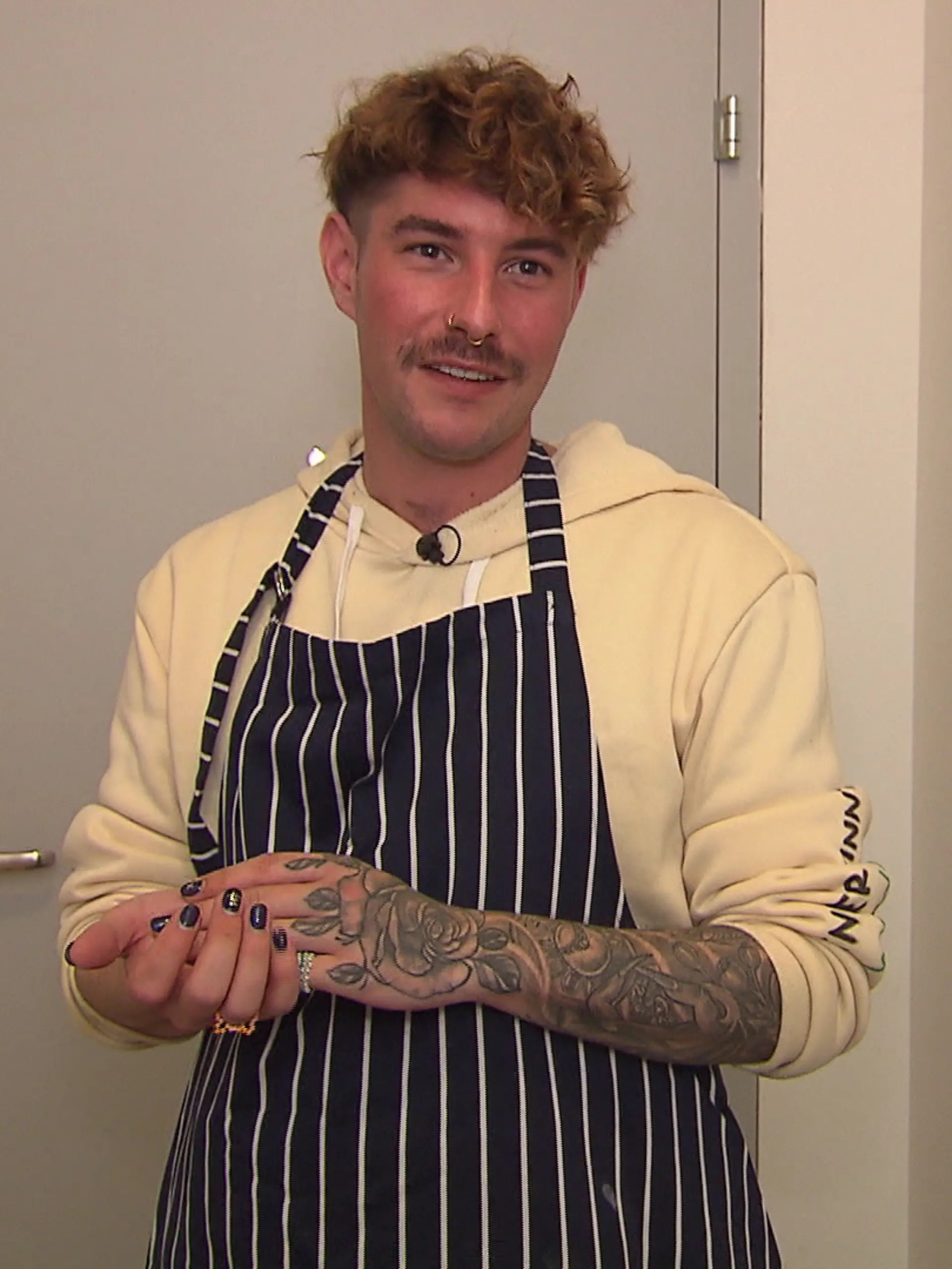 Kilian hat sein Dinner nicht ganz im Griff