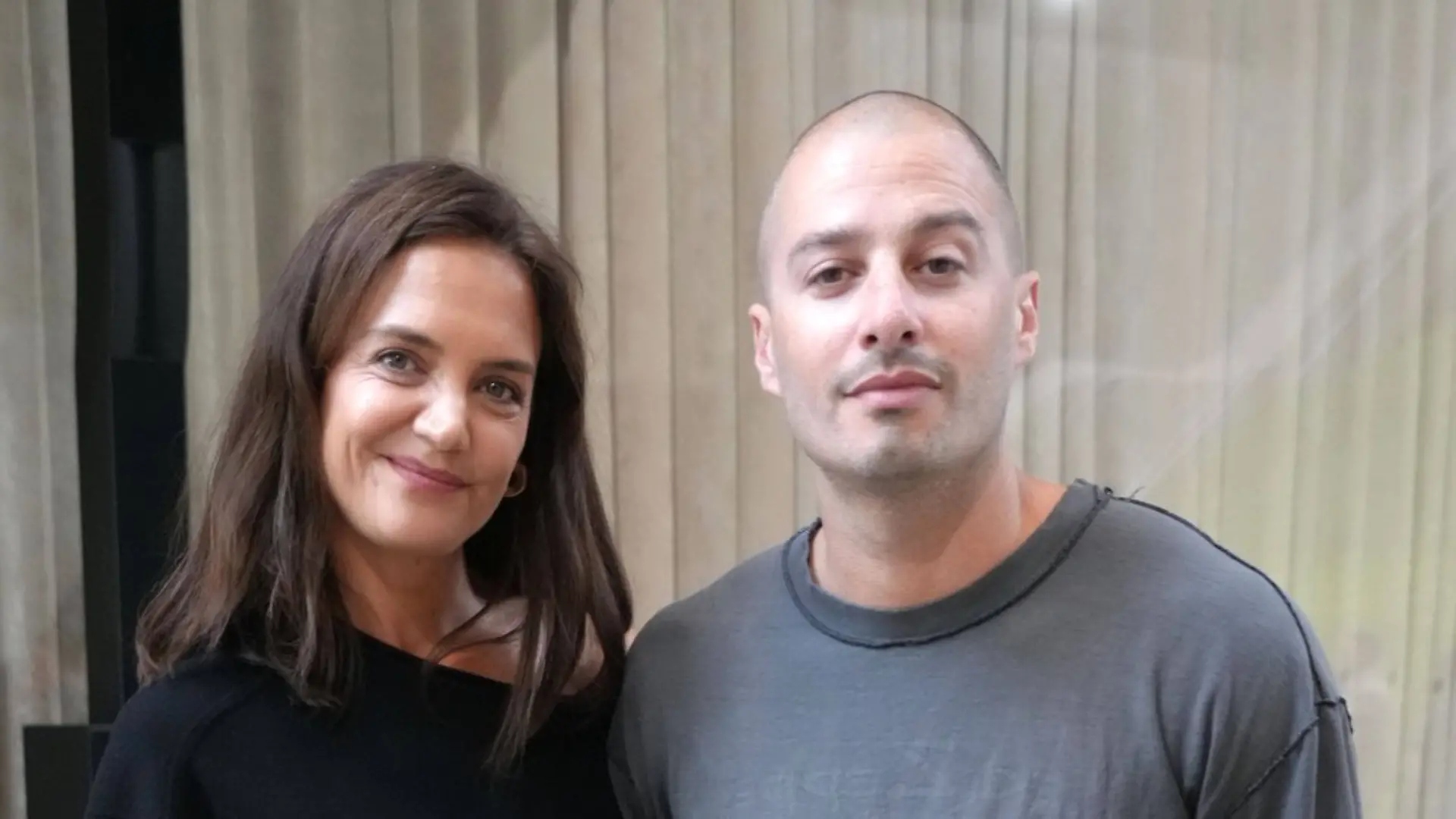 Katie Holmes und Jason Bard Yarmosky bei der Fashion Week in New York.