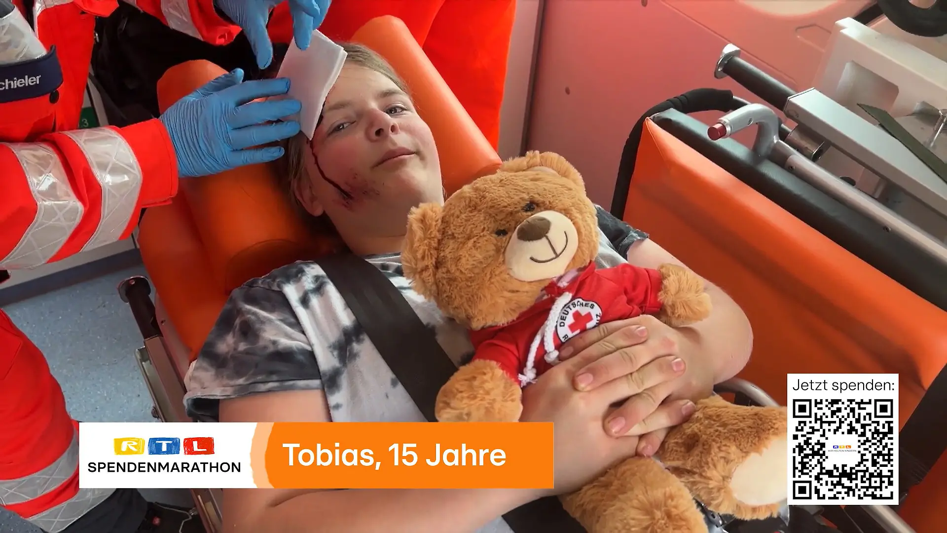 DRK-Trost-Teddy nimmt Kindern Angst beim Rettungseinsatz Update: "Die gute Minute"