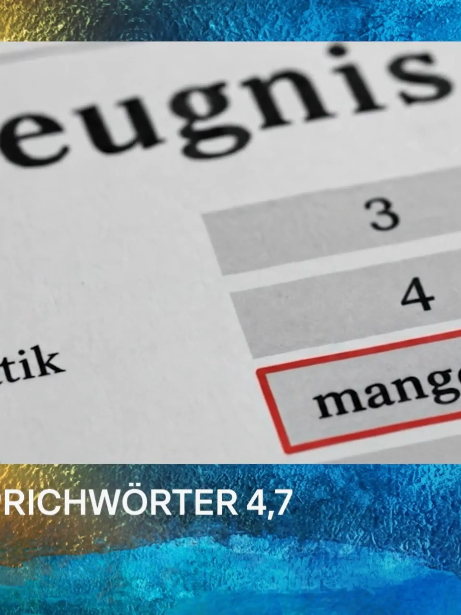 Bild zu: "PISA - SCHOCK"