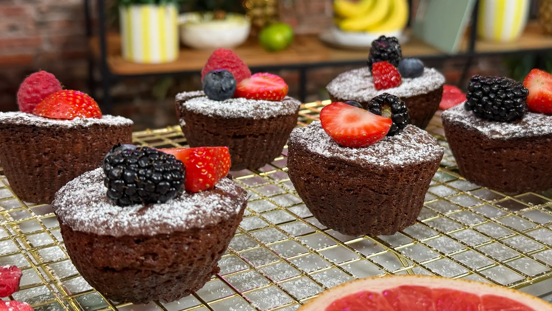 Schoko-Bananen-Muffins aus der Heißluftfritteuse Herrlich saftig!