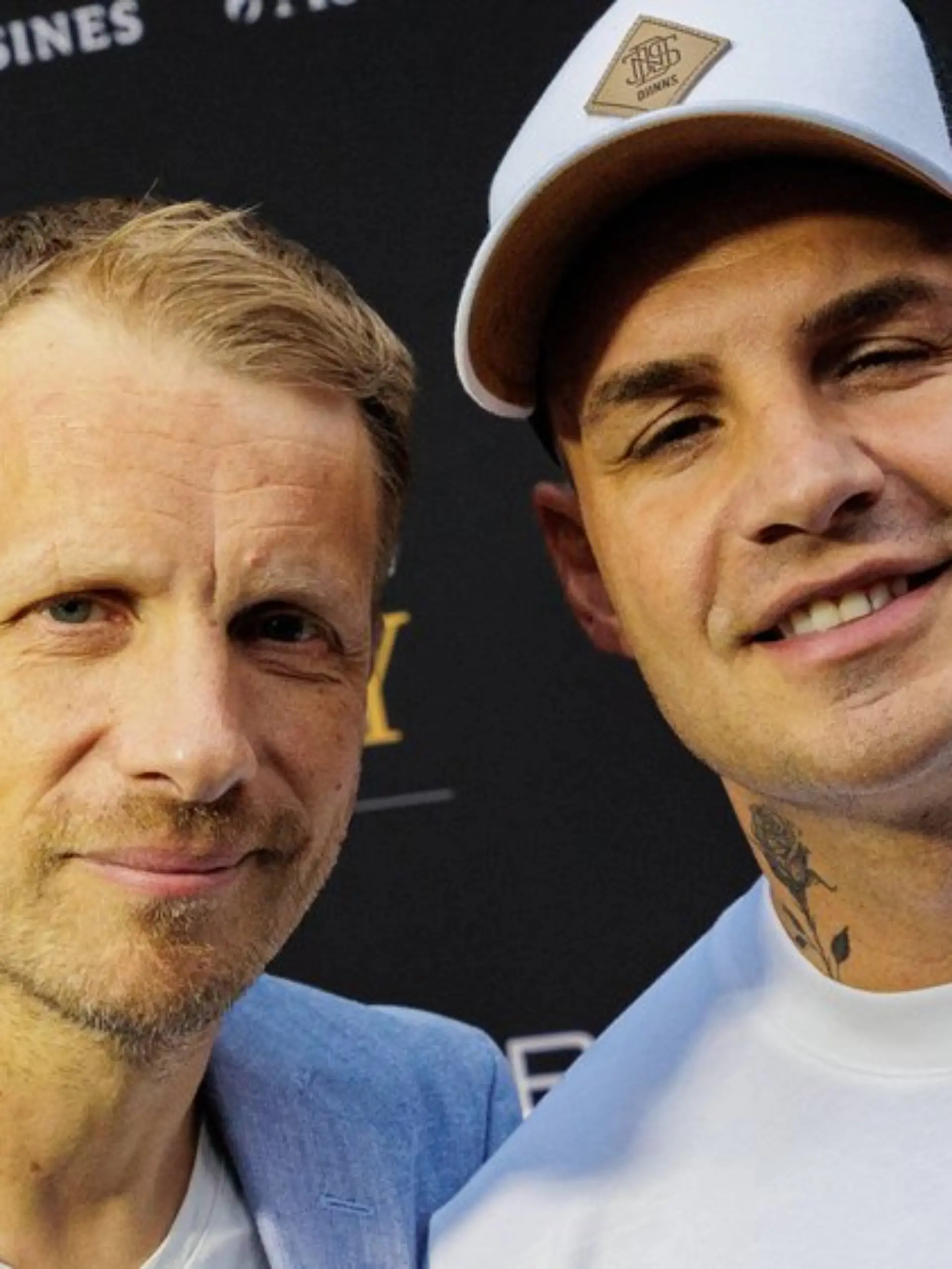 Oliver Pocher (l.) und Pietro Lombardi auf einem Event in Bonn.
