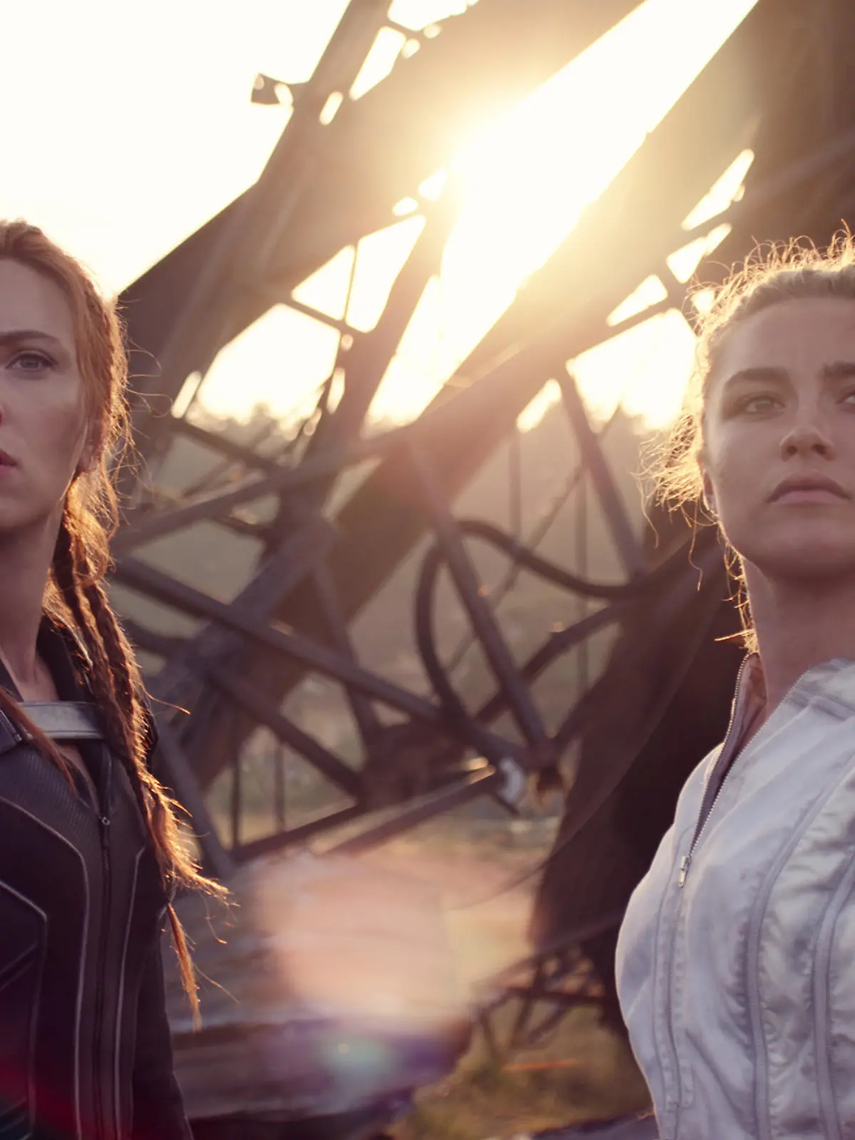 Scarlett Johansson und Florence Pugh in "Black Widow"