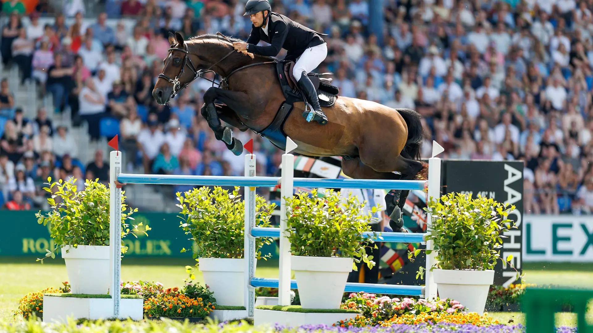 Richard Vogel hatte durch den Sieg beim Großen Preis von Aachen die Chance auf den Jackpot.