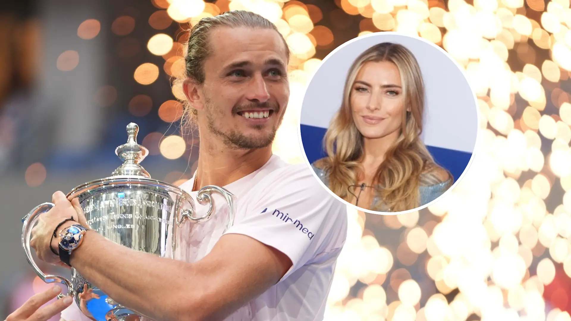 Alexander gewinnt US-Open, Freundin Sophia Thomalla gratuliert. 