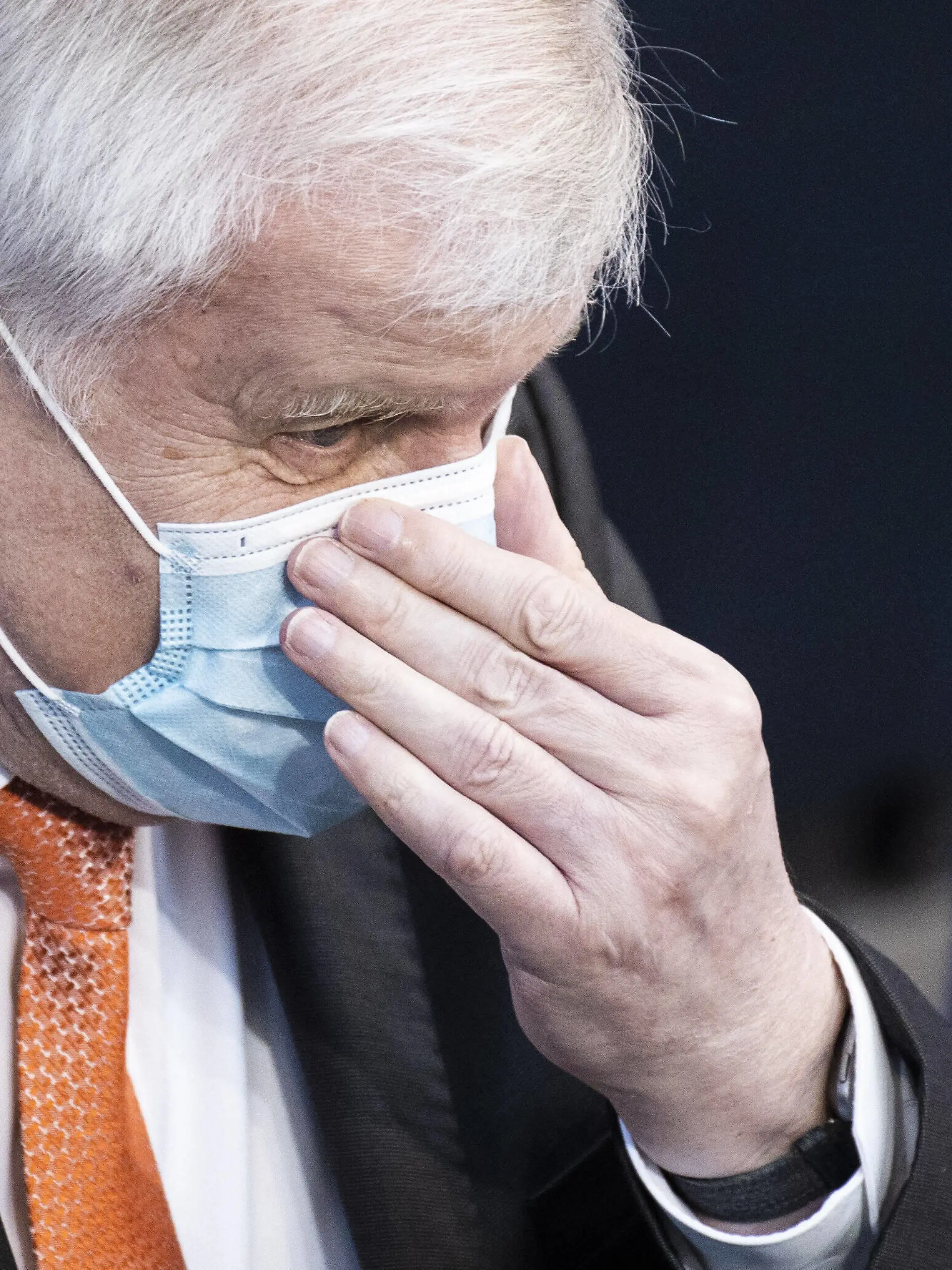  Horst Seehofer, Bundesinnenminister, aufgenommen im Rahmen einer Sitzung mit einer Regierungserklaerung im Deutschen Bundestag in Berlin, 25.03.2021. Bundeskanzlerin Merkel spricht in ihrer Regierungserklaerung ueber den Europaeischen Rat sowie zu den Beschluessen der Ministerpraesidentenkonferenz zur Bewaeltigung der Corona-Pandemie. Berlin Deutschland *** Horst Seehofer, Federal Minister of the Interior, recorded during a meeting with a government statement in the German Bundestag in Berlin, 25 03 2021 Chancellor Merkel speaks in her government statement about the European Council as well as about the decisions of the Conference of Ministers to deal with the Corona Pandemic Berlin Germany Copyright: xFlorianxGaertner/photothek.dex