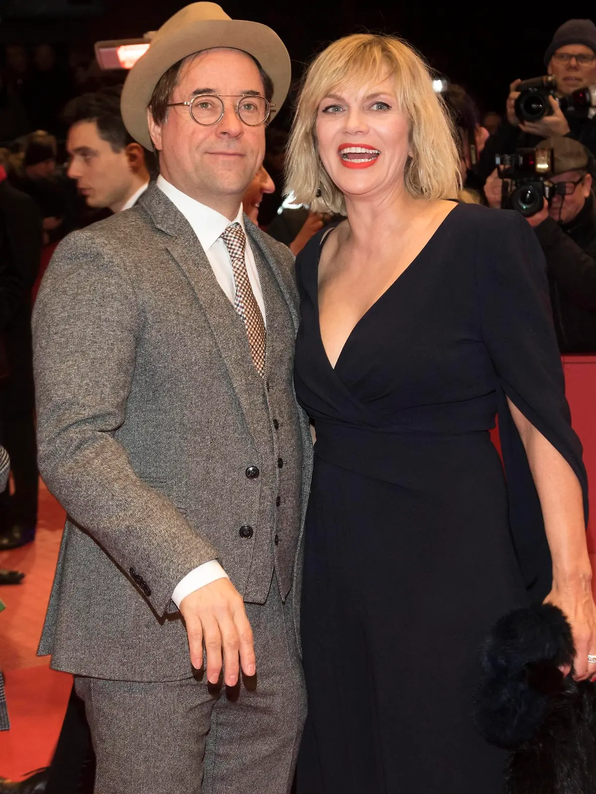 Jan Josef Liefers und Anna Loos bei der Berlinale 2020.