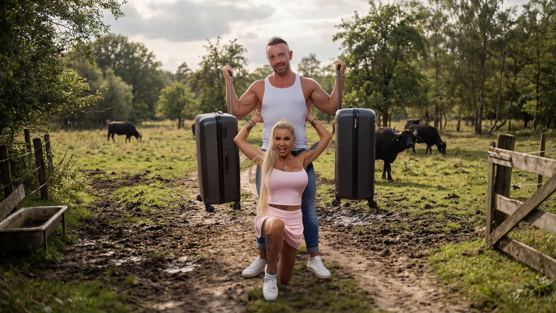 Ginger Costello-Wollersheim und Lukas Reiter für „Das Sommerhaus der Stars” 2026