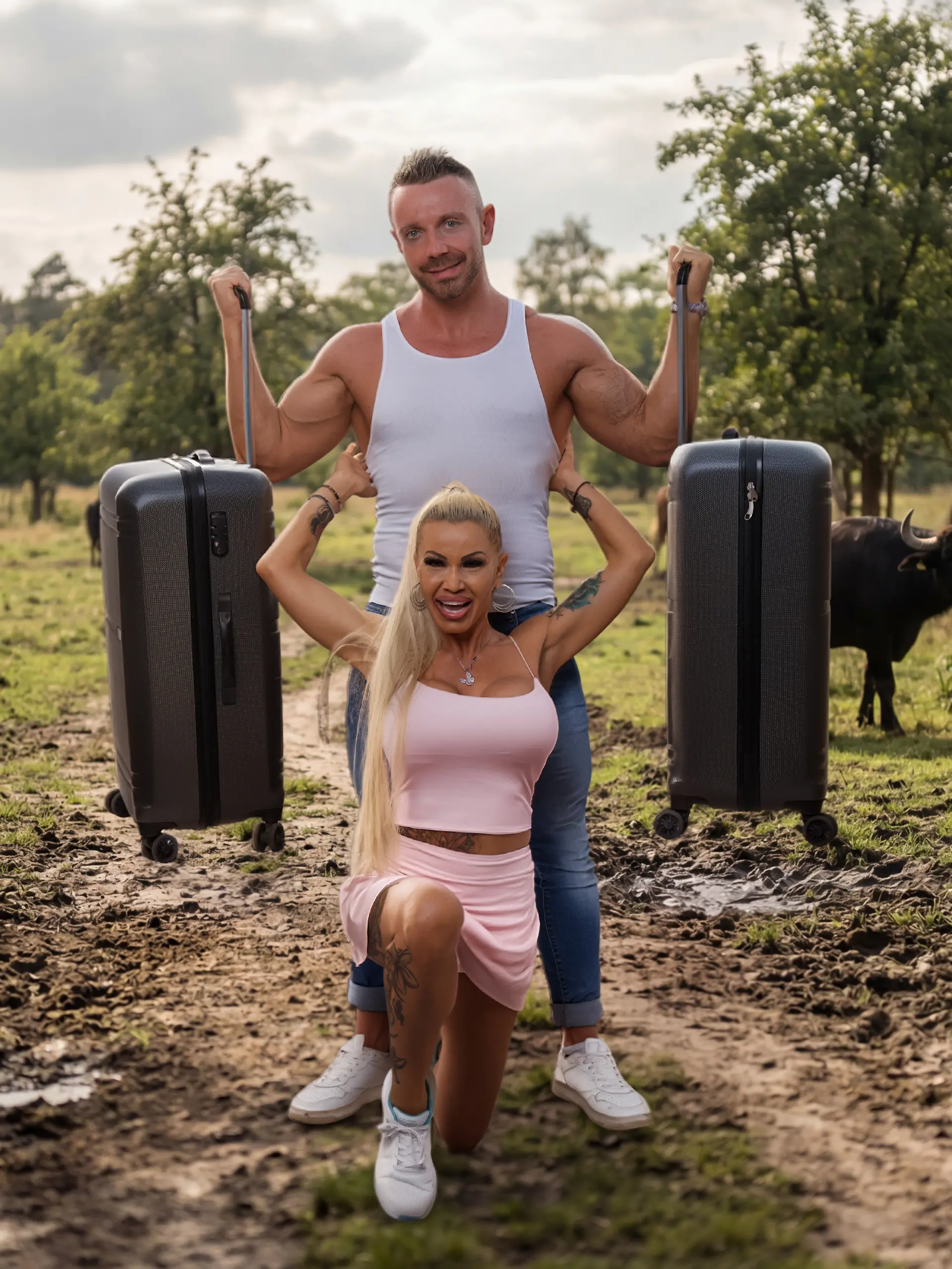 Ginger Costello-Wollersheim und Lukas Reiter für „Das Sommerhaus der Stars” 2026