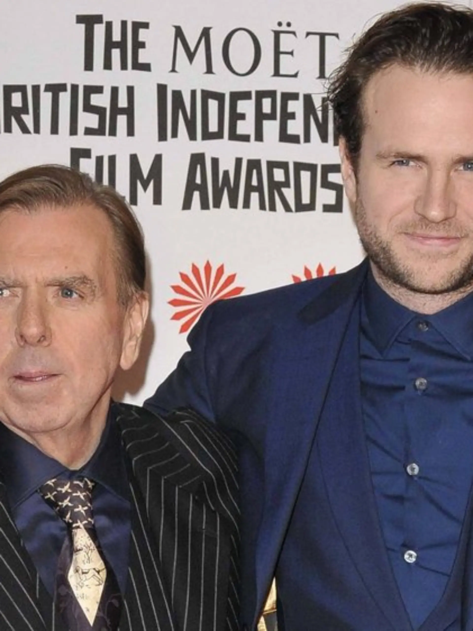 Timothy Spall und Rafe Spall 2014 in London.