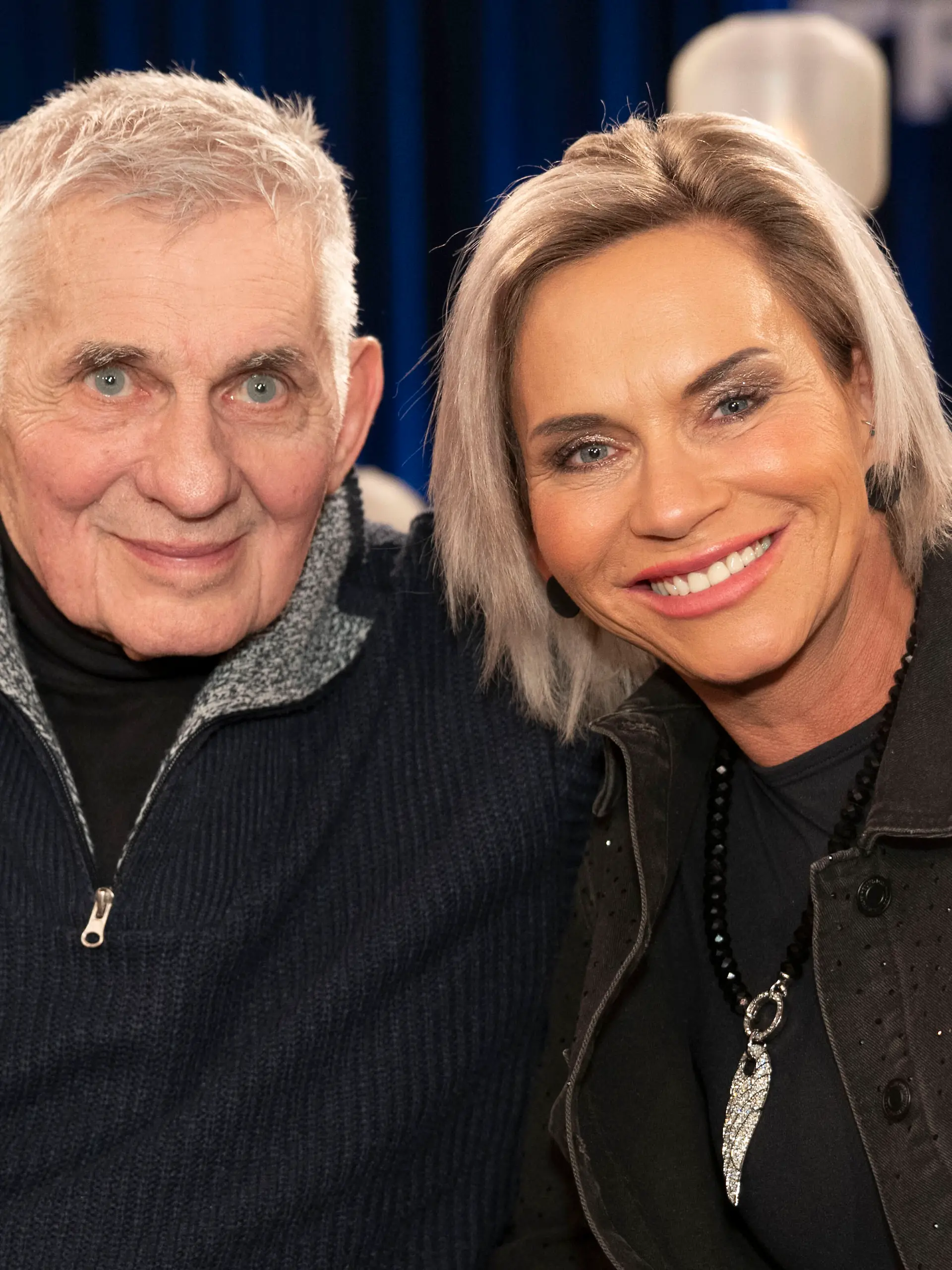 Heinz Hoenig mit Ehefrau Annika Kärsten-Hoenig bei der Aufzeichnung der WDR-Talkshow 'Kölner Treff' im WDR Studio BS 3. Köln, 20.11.2025